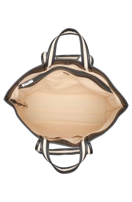 BCBGMAXAZRIA Double Handle Canvas Tote Bag in Natural | Lyst