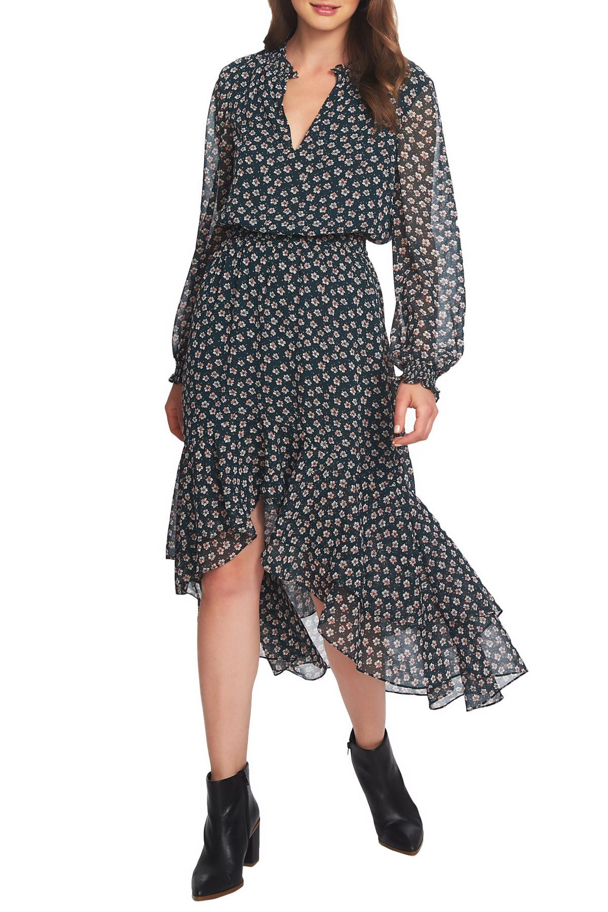 1.STATE High Low Floral Dress Lyst