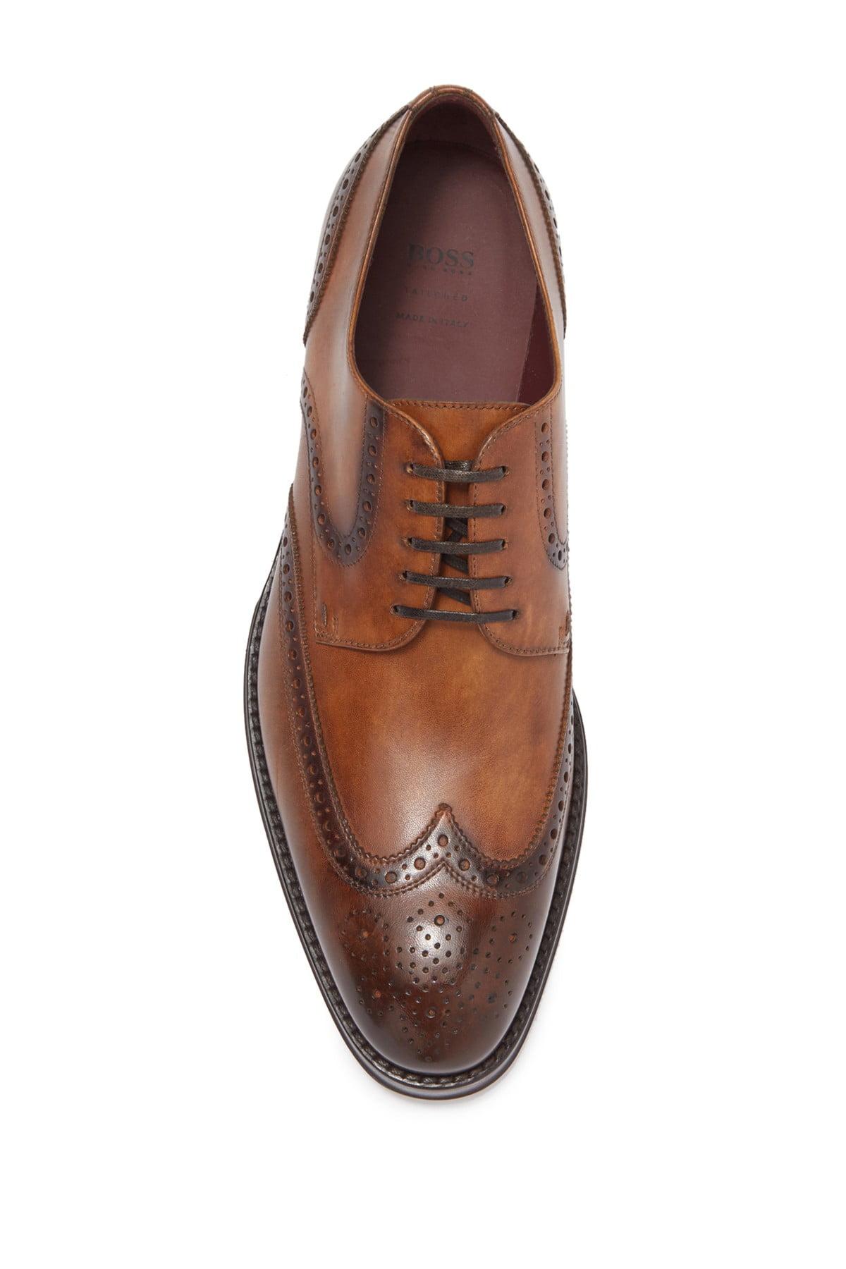 boss leather derbies