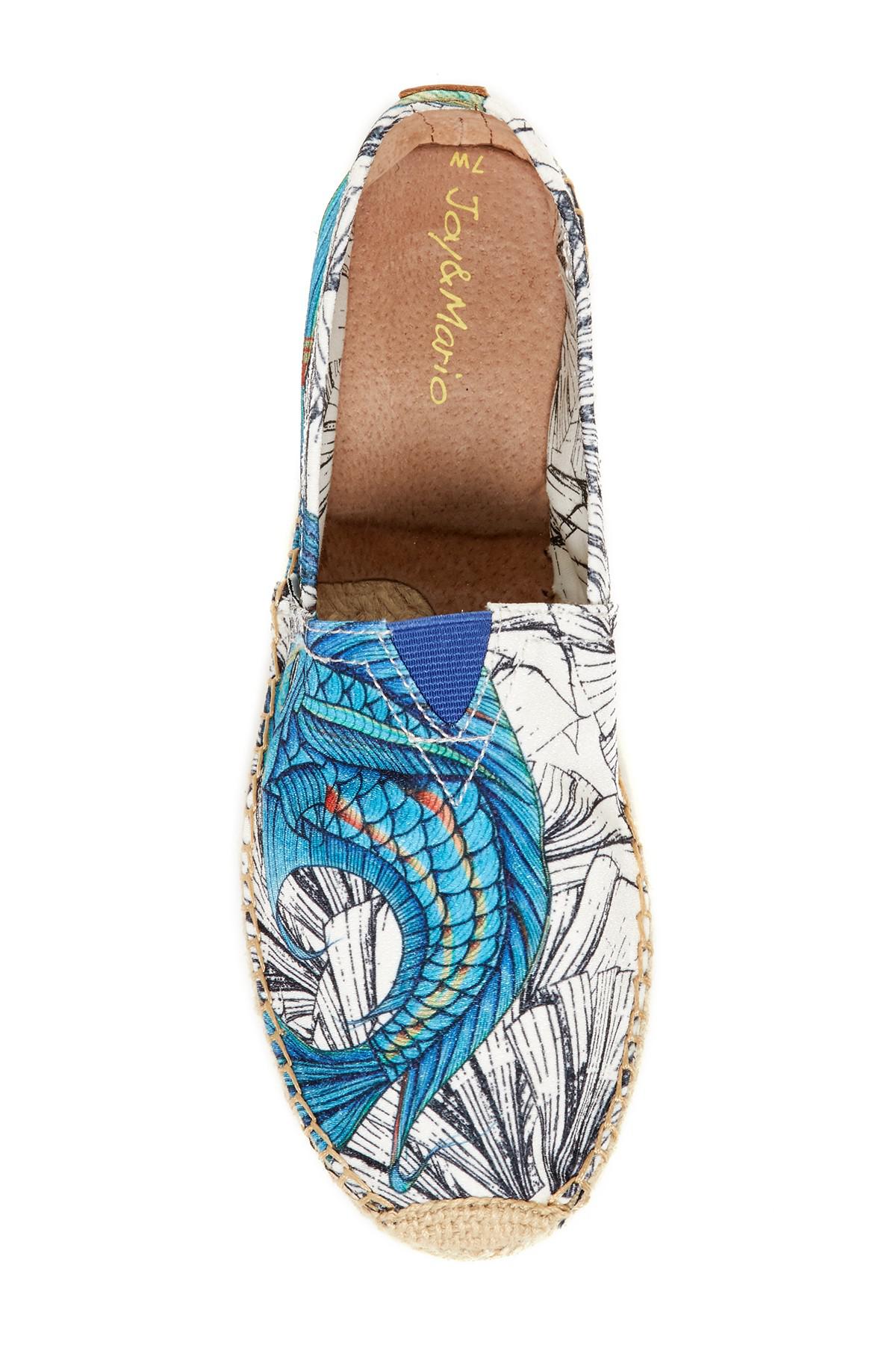 Joy & Mario Abalone Espadrille in Blue - Lyst