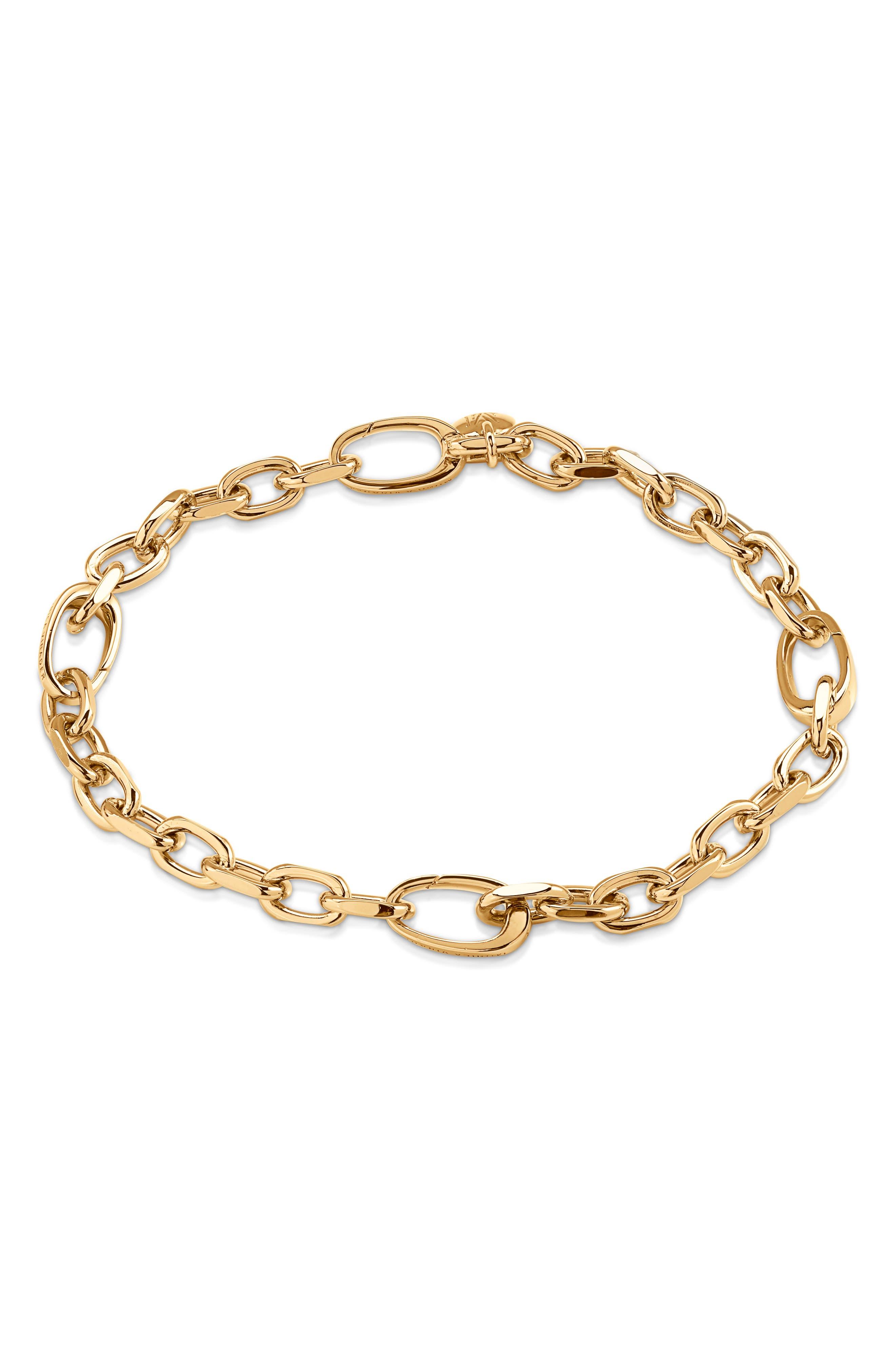 Monica Vinader Women's Bead Station Chain Link Bracelet