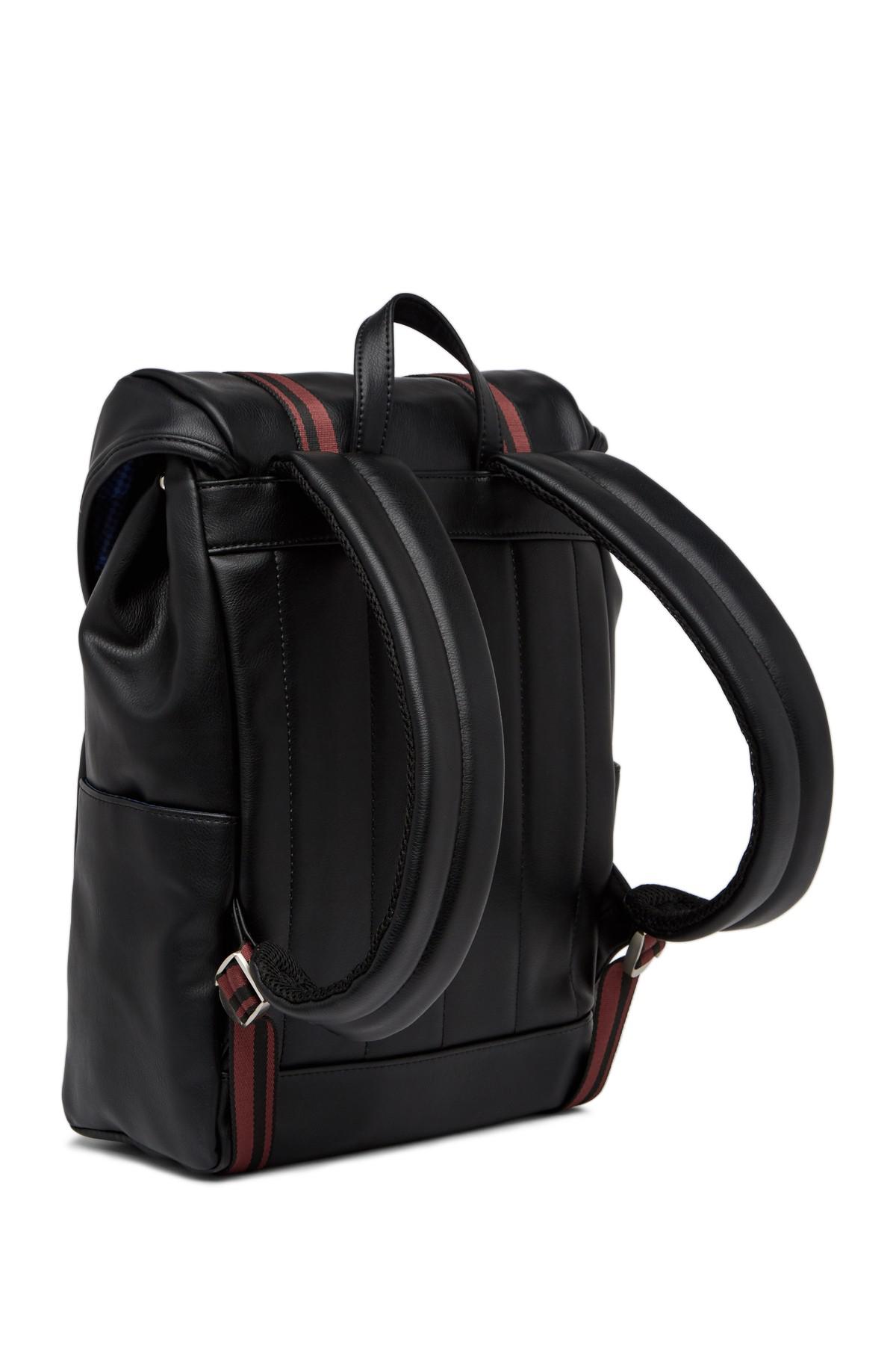 ben sherman leather backpack