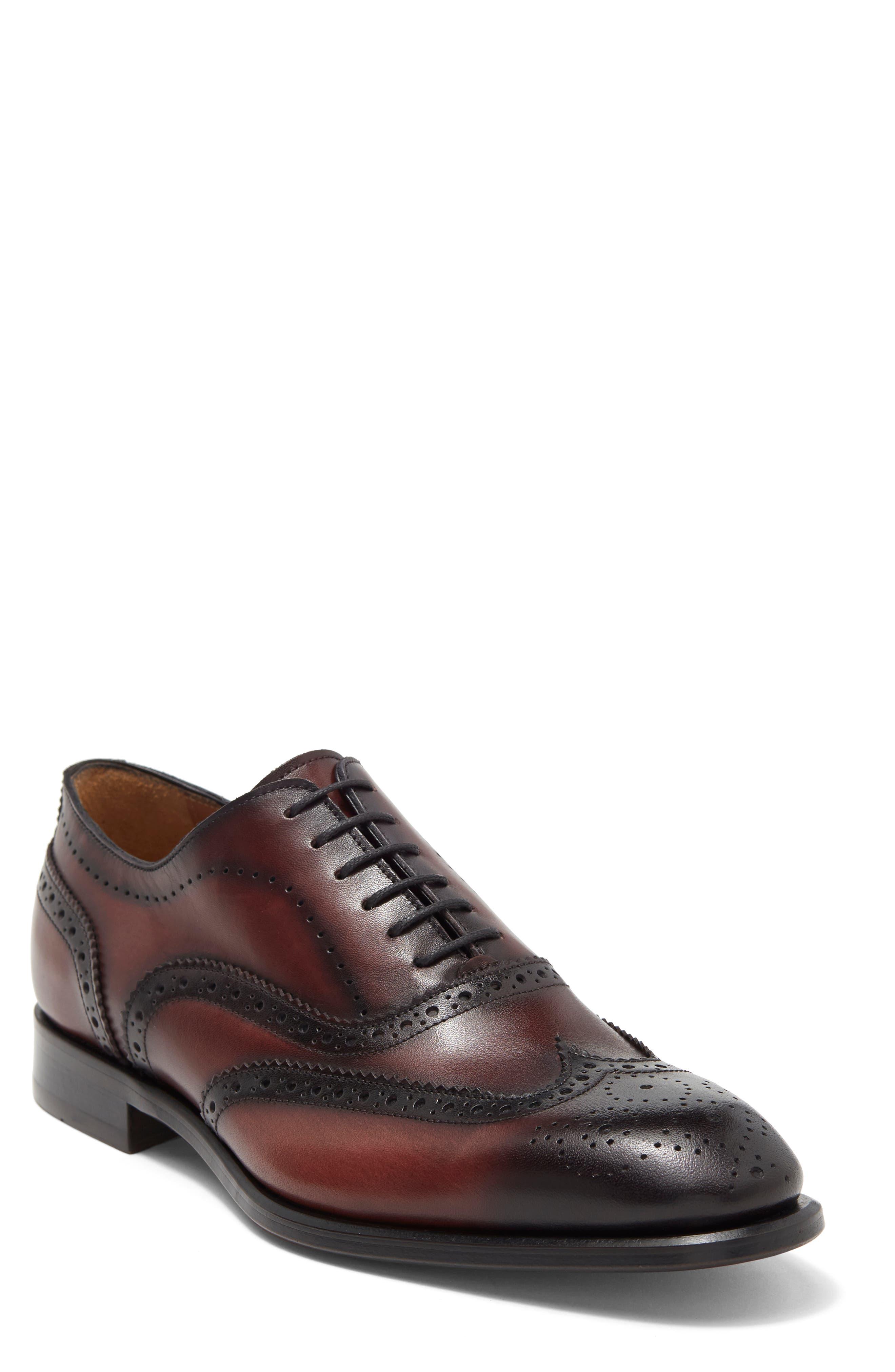 Antonio Maurizi Leather Wingtip Shoe In Barlo At Nordstrom Rack in Brown  for Men | Lyst