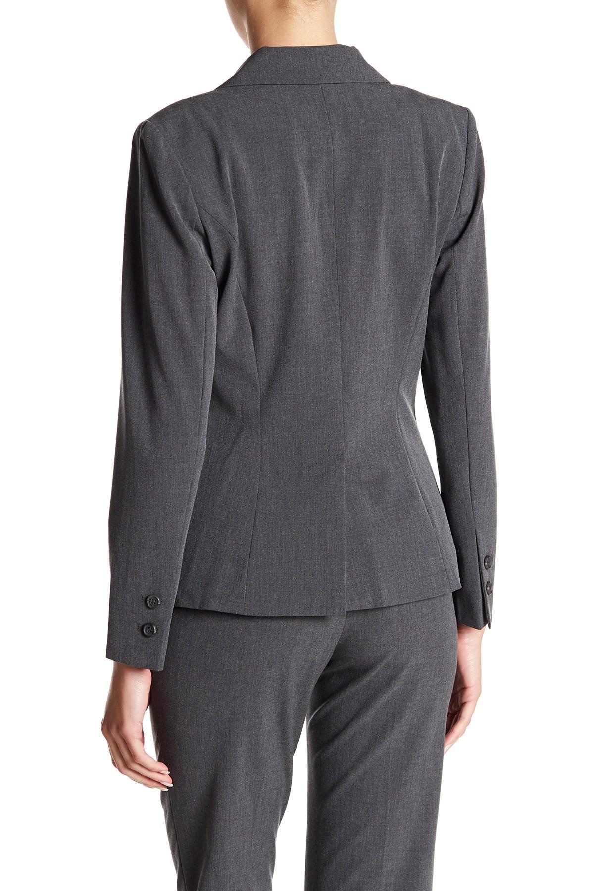 Halogen Synthetic Ela One Button Stretch Suit Jacket ...