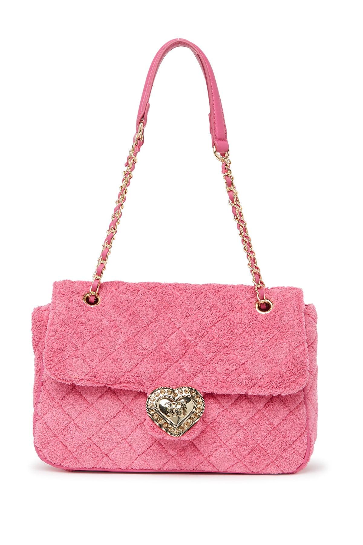 Betsey Johnson Quilted Terry Shoulder Bag in Pink Lyst