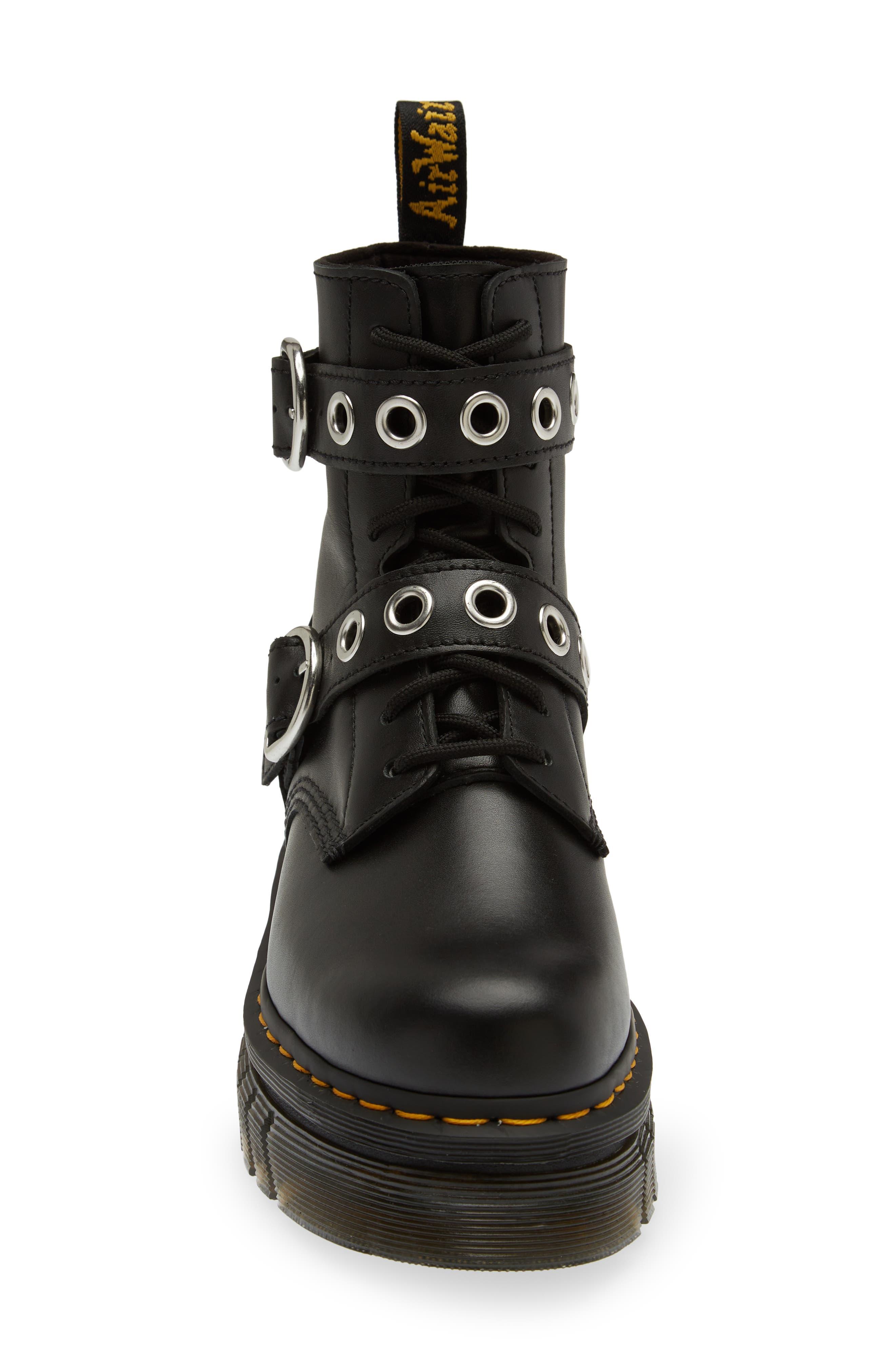 Dr. Martens Audrick Platform Boot In Black At Nordstrom Rack | Lyst