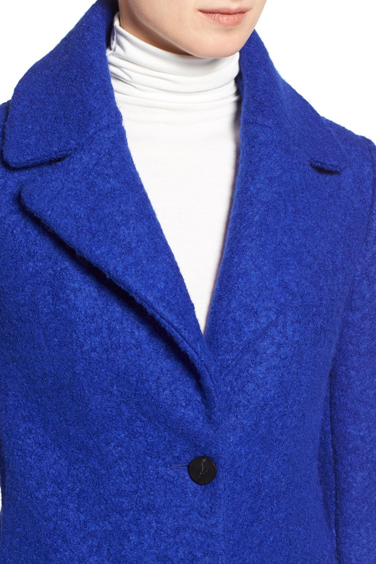 tahari boiled wool coat