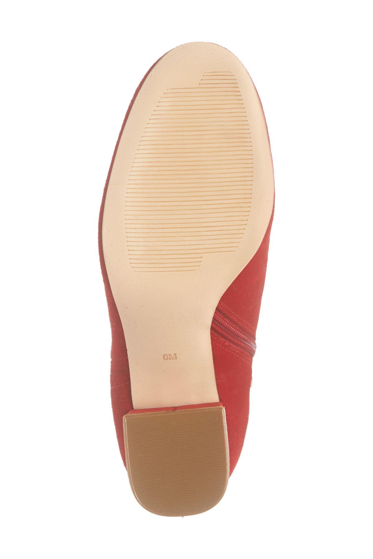 halogen abbi block heel bootie