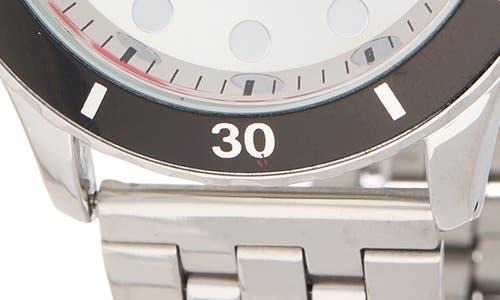 TRUE RELIGION Round Two-Tone Bezel Watch, 43Mm in Metallic  display picture 1