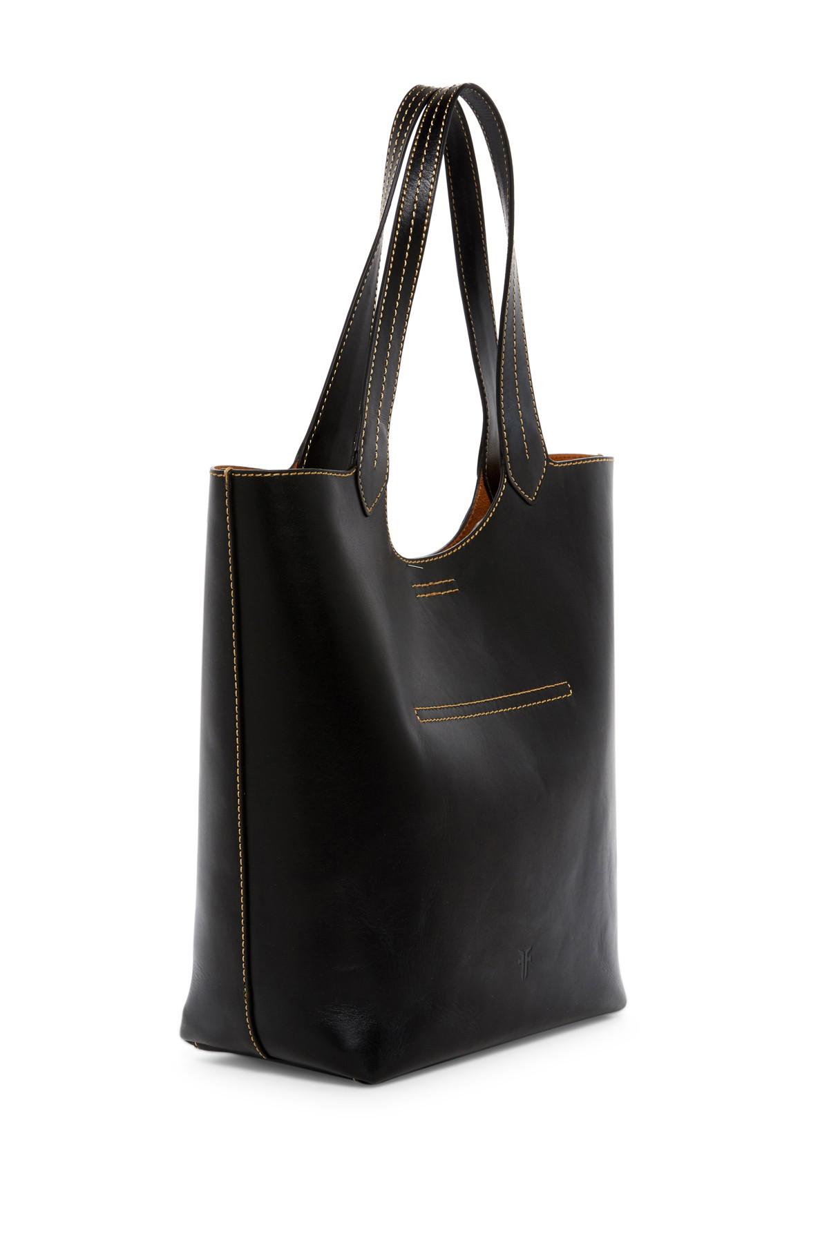 frye tote black