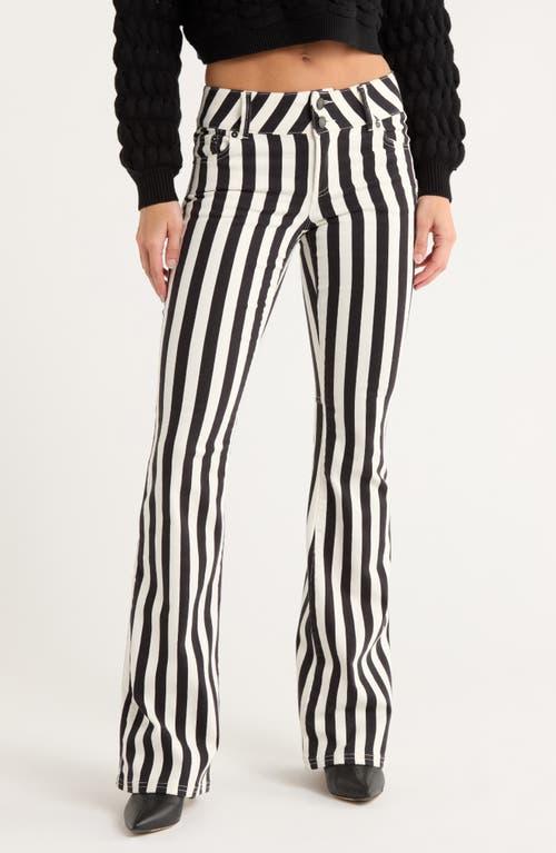 Side Stripe Alice And Olivia Black And White Striped Pants Alice