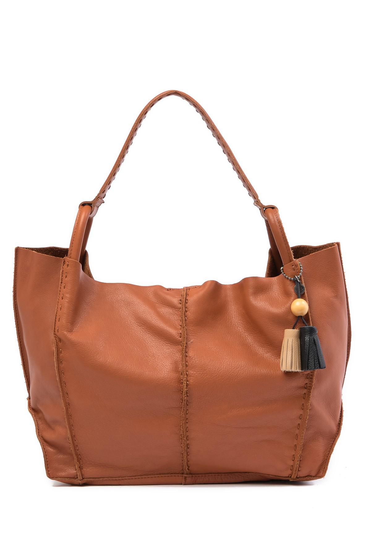 The Sak Leather Los Feliz Tote (cognac) Tote Handbags in Brown - Lyst