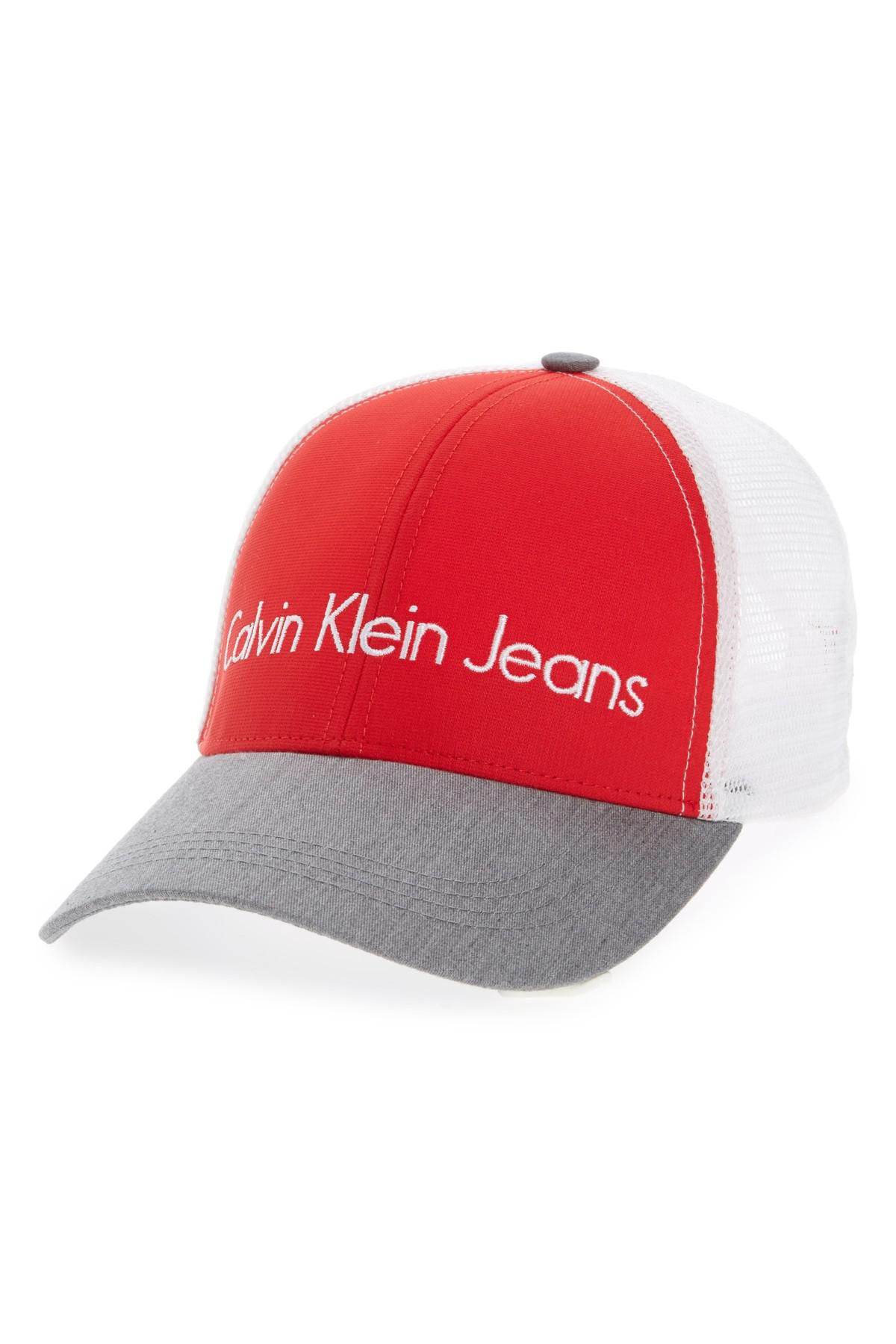 calvin klein trucker cap