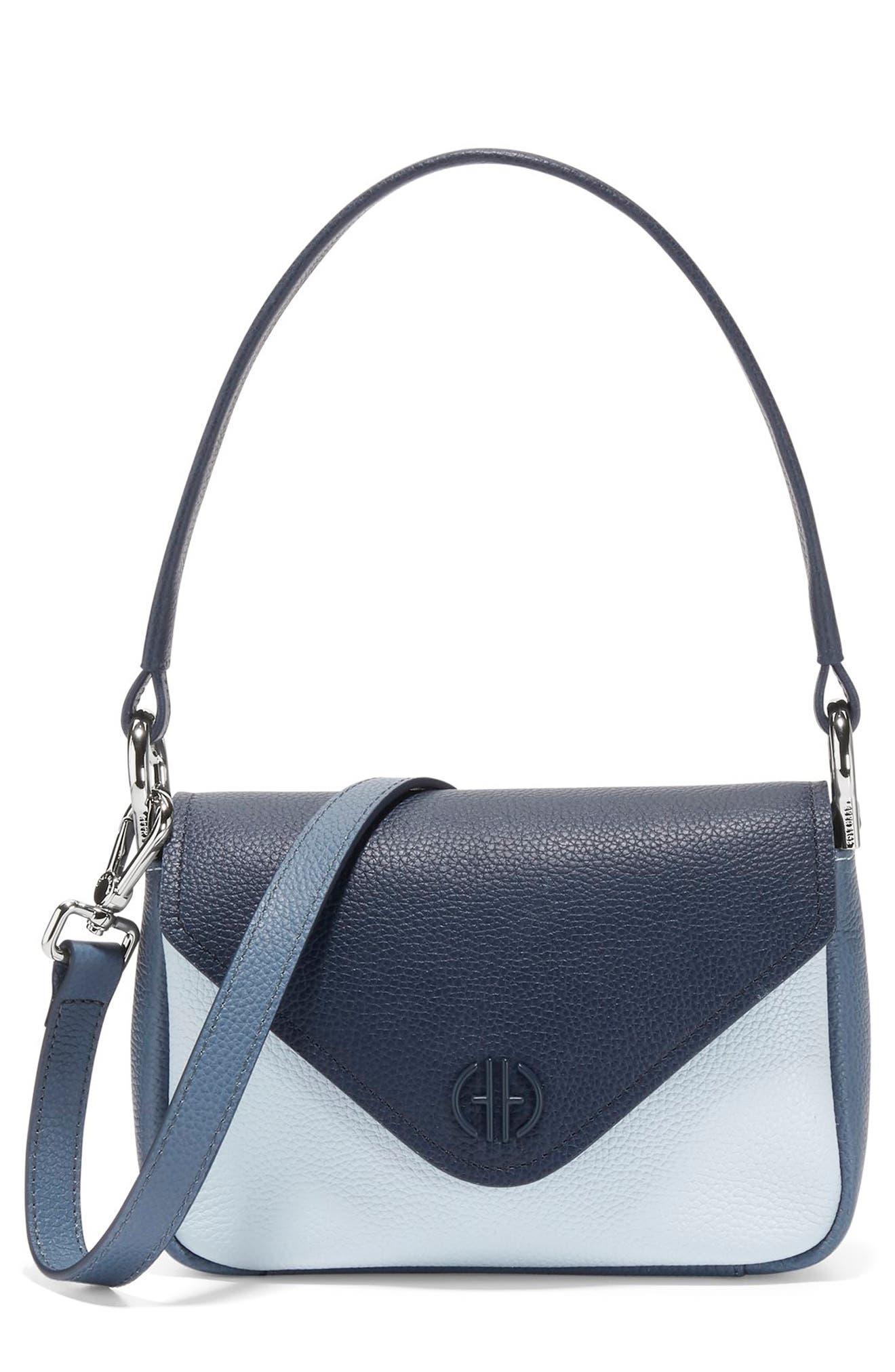Cole Haan Vartan Leather Mini Bag in Blue Lyst