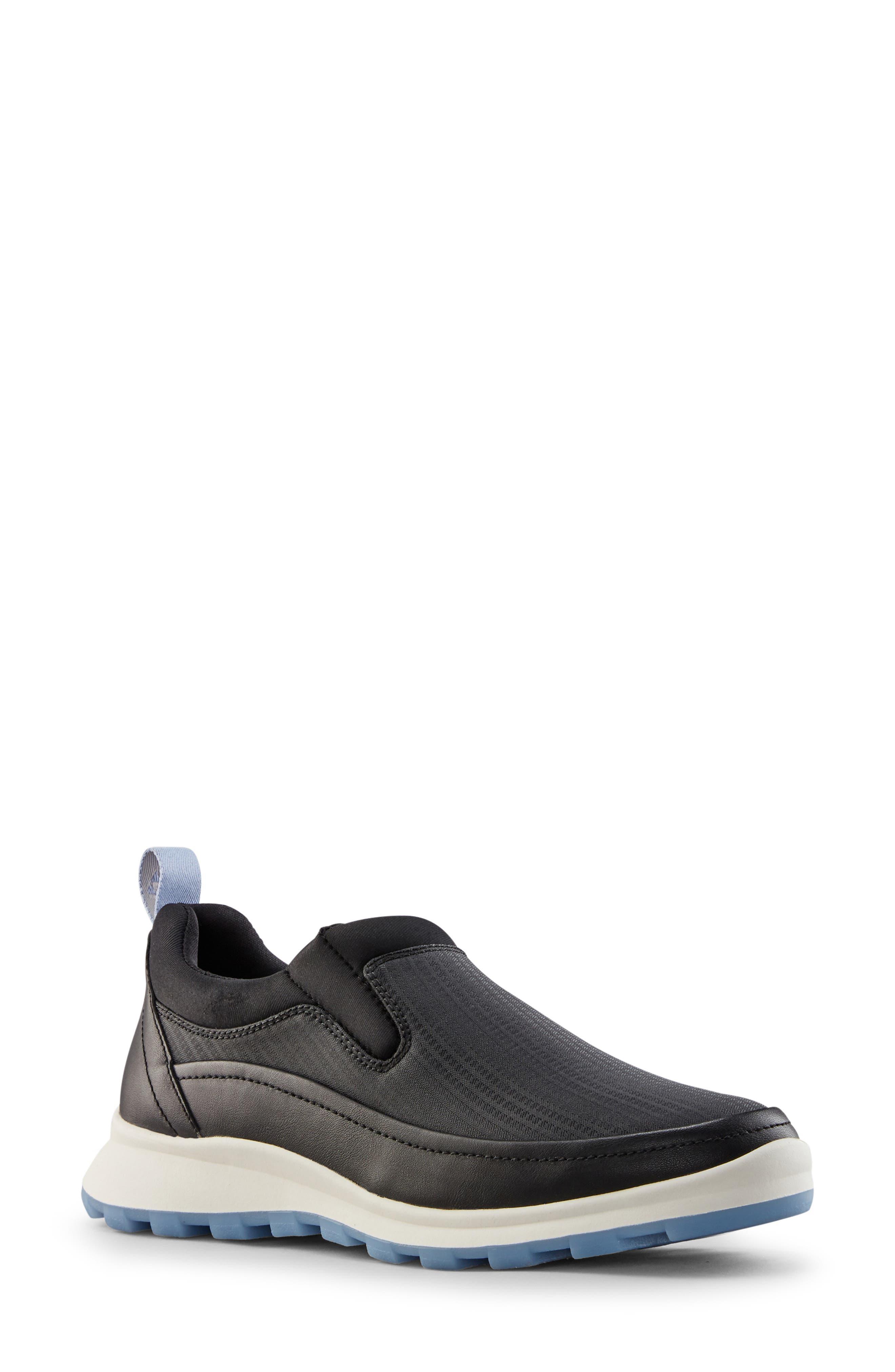 Cougar Shoes Rave Waterproof Slip-on Sneaker In Black/white At Nordstrom  Rack | Lyst