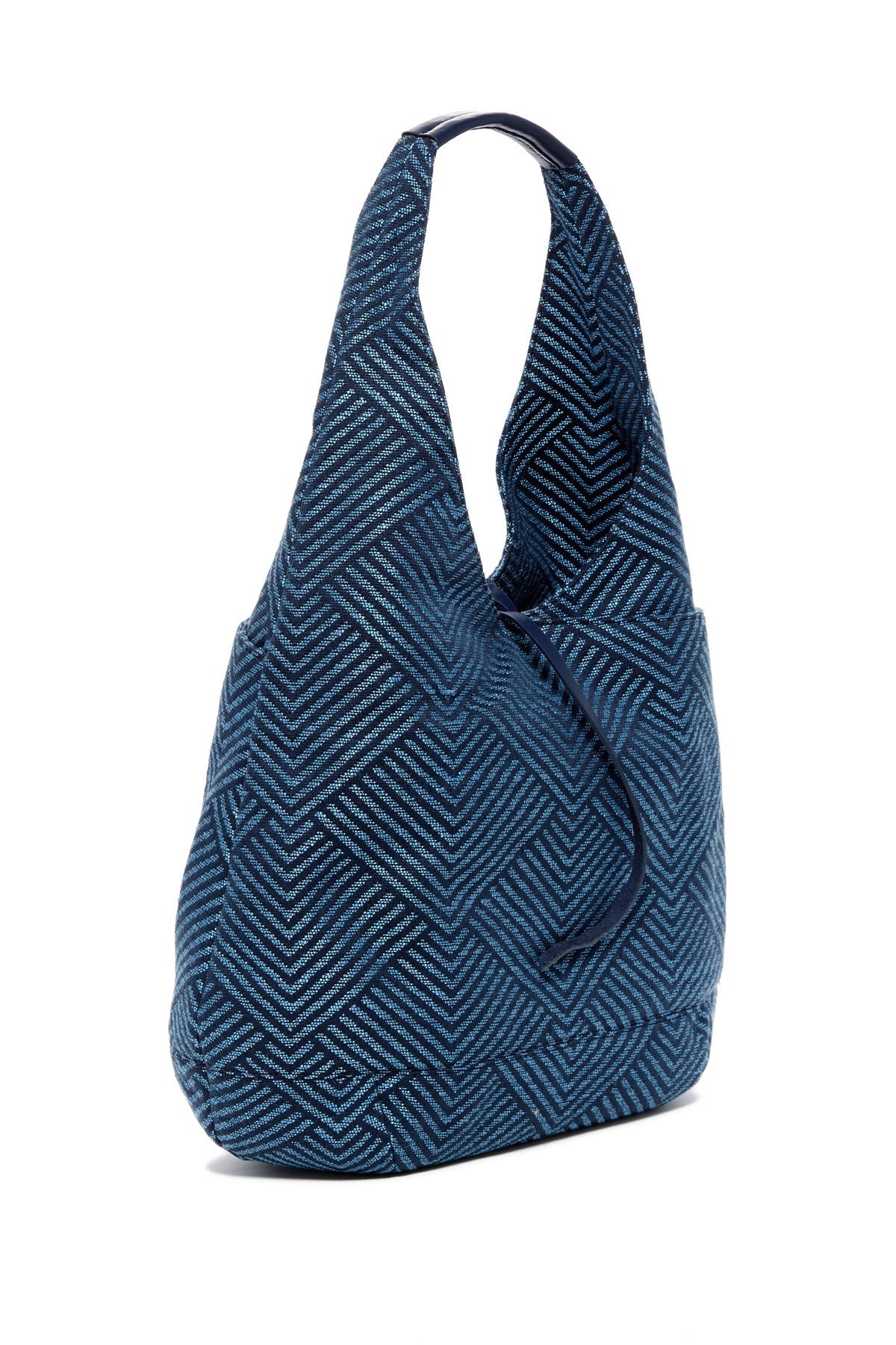 lucky brand mia woven hobo