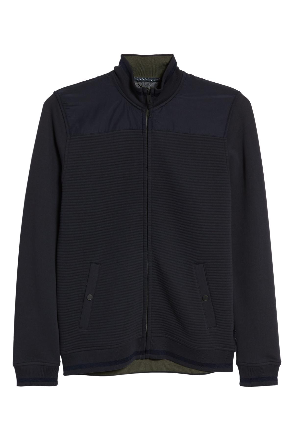 ted baker navy zip jacket