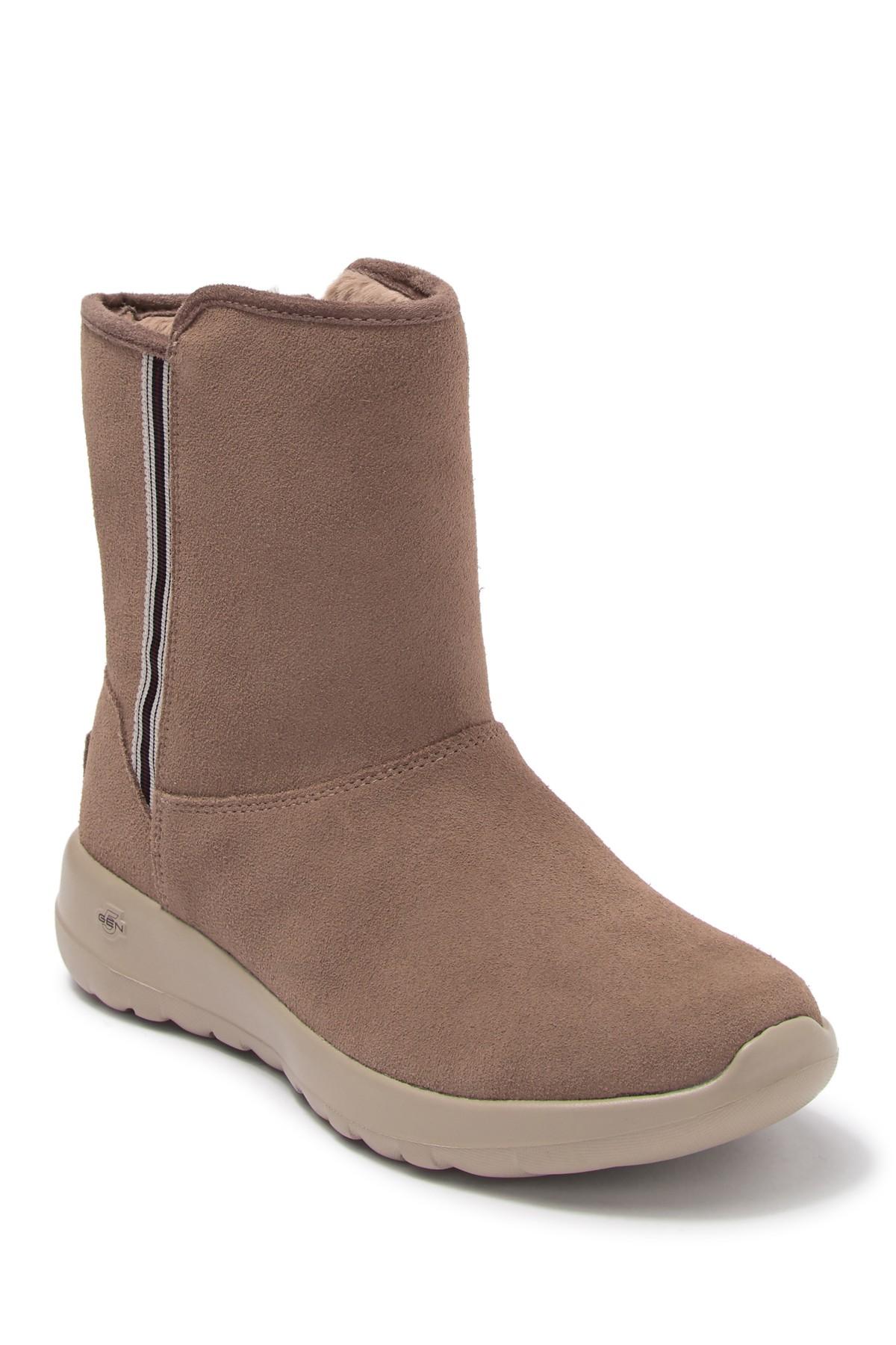 fur lined skechers boots