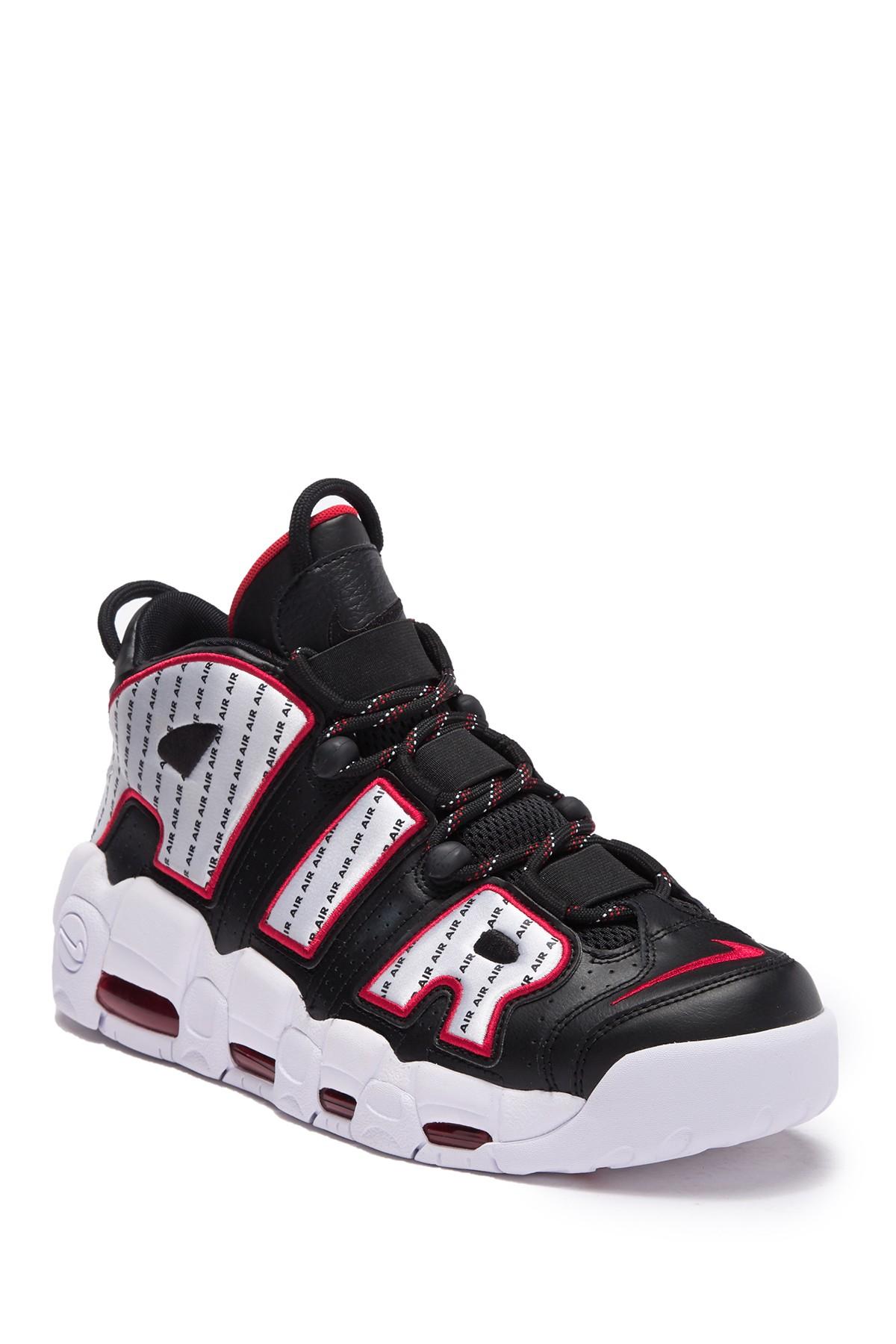 Nike Air More Uptempo '96 - Size 15 in Black/White-University Red 