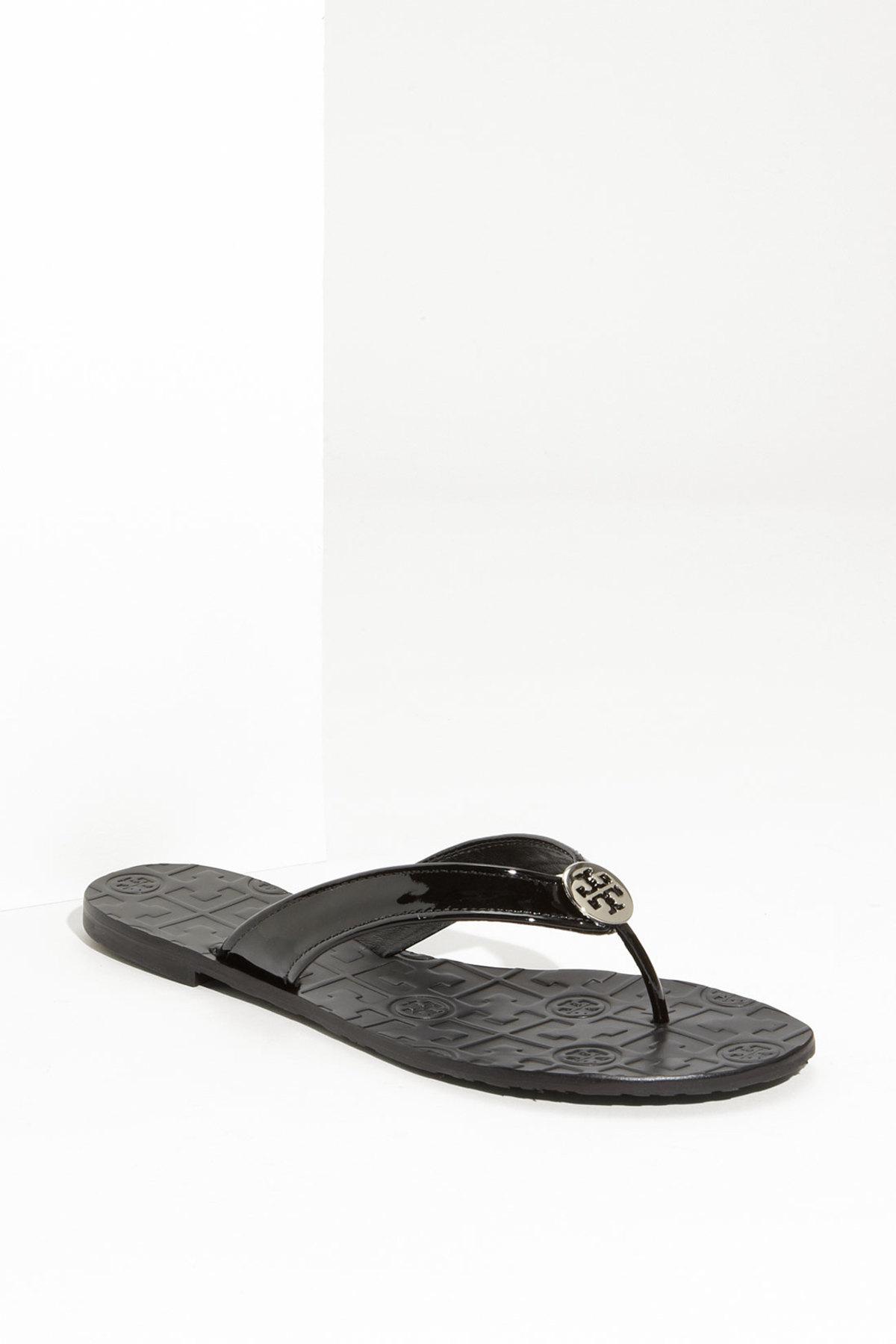 tory burch black sandals nordstrom rack