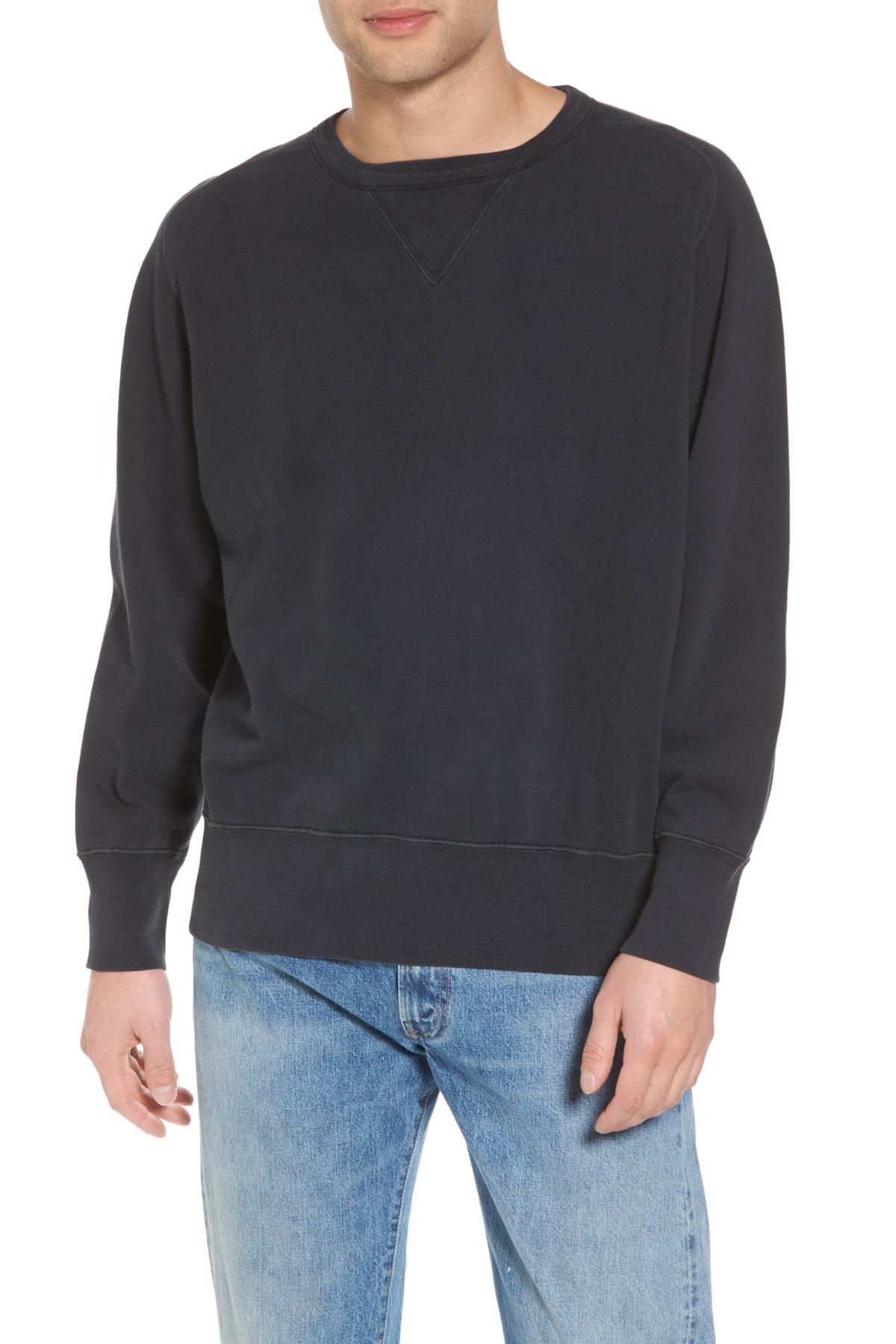 Levi's Cotton Levi's(r) Vintage Clothing Bay Meadows Sweatshirt in Black  for Men - Lyst
