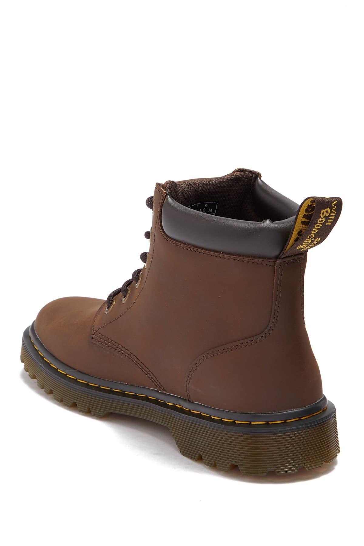 Dr Martens Plaza 6-eye Boots In Tan | lupon.gov.ph
