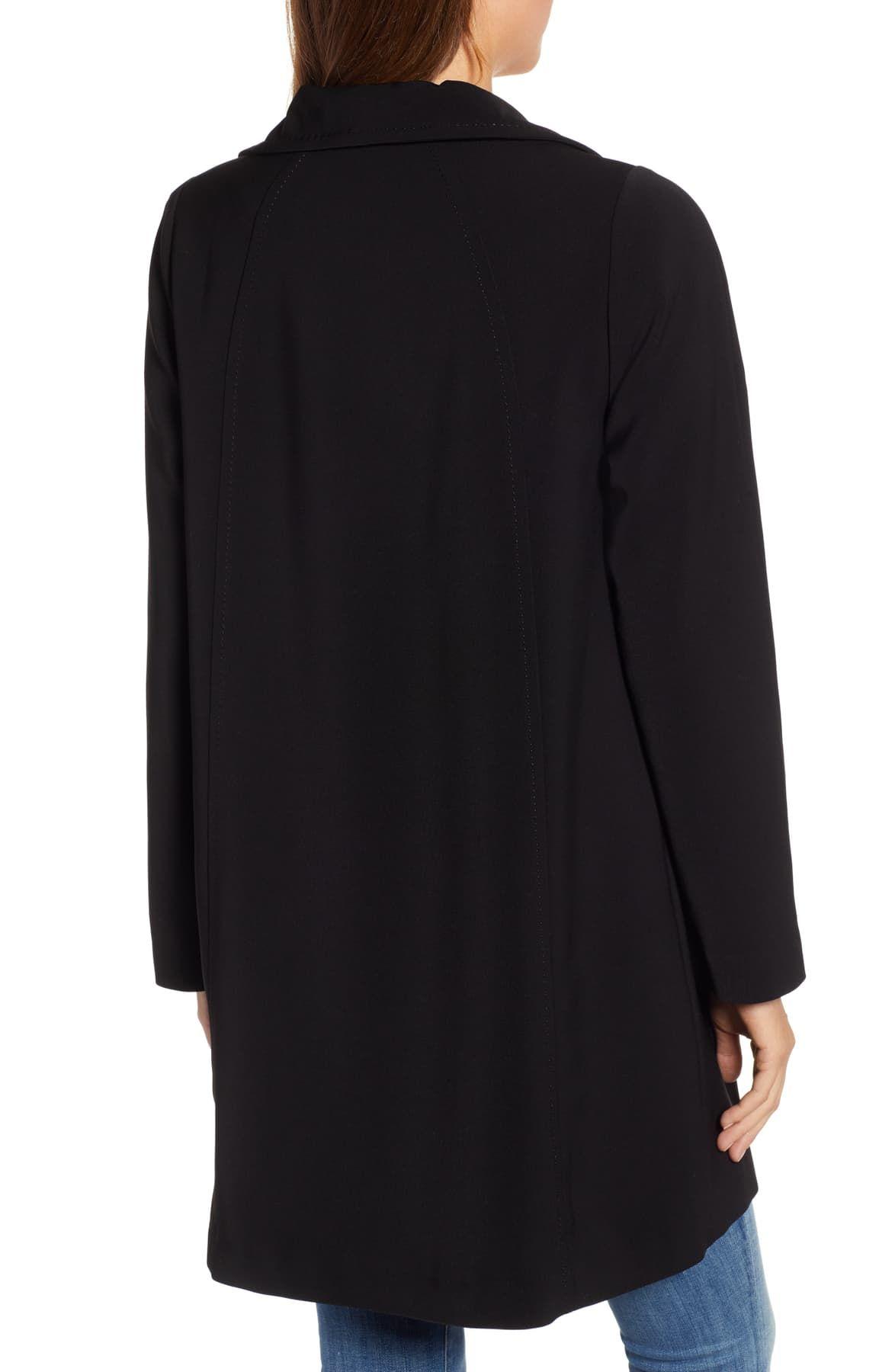 black swing raincoat