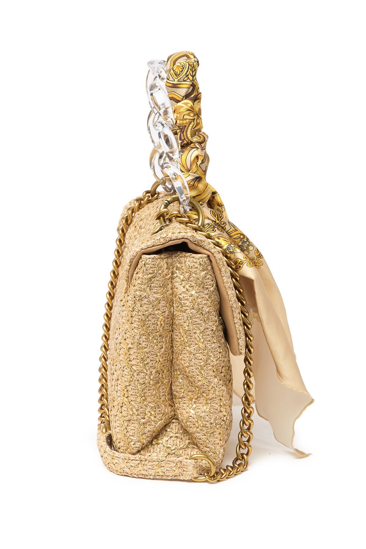 kurt geiger raffia bag