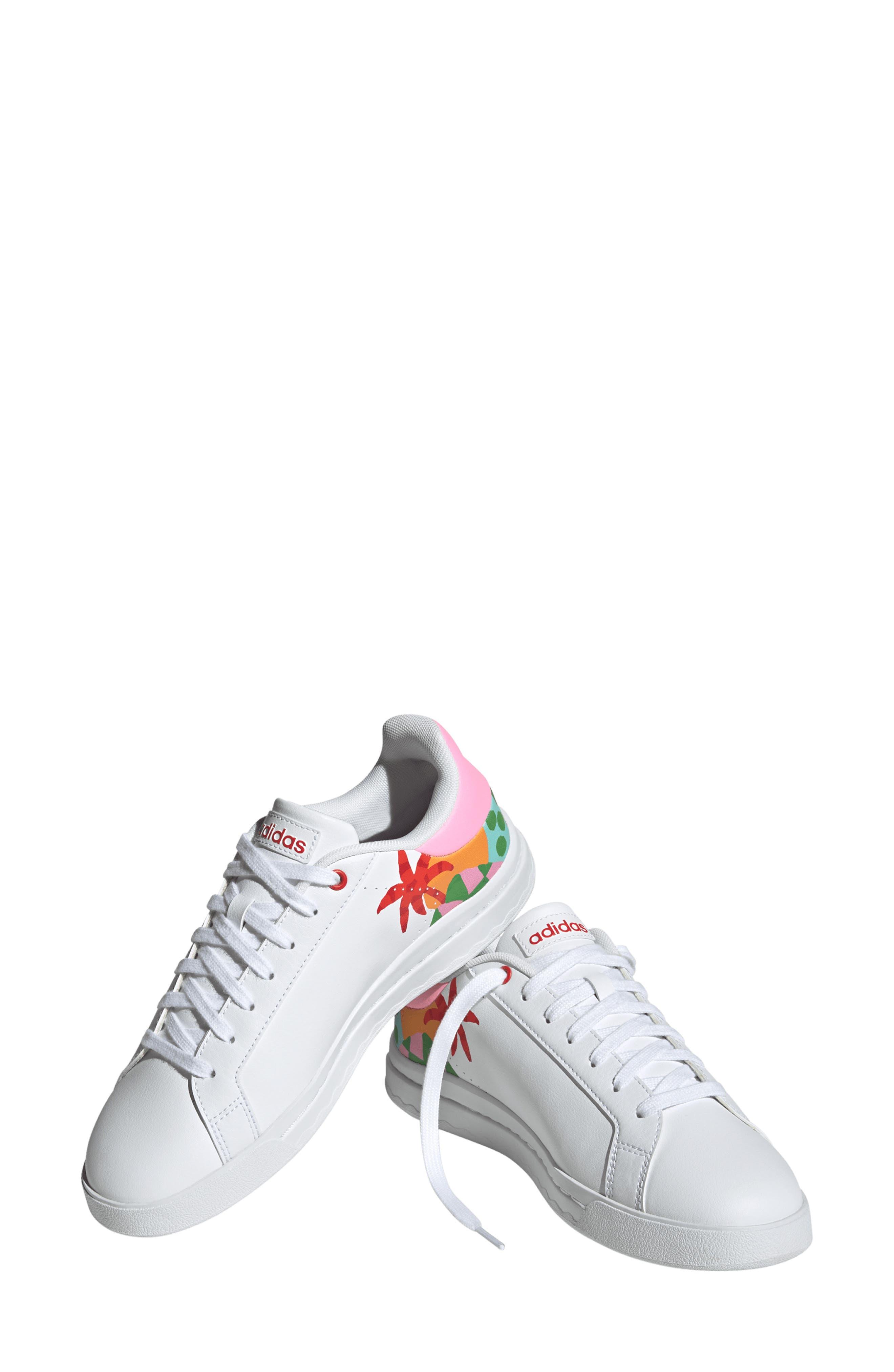 adidas Court Silk Sneaker in White | Lyst
