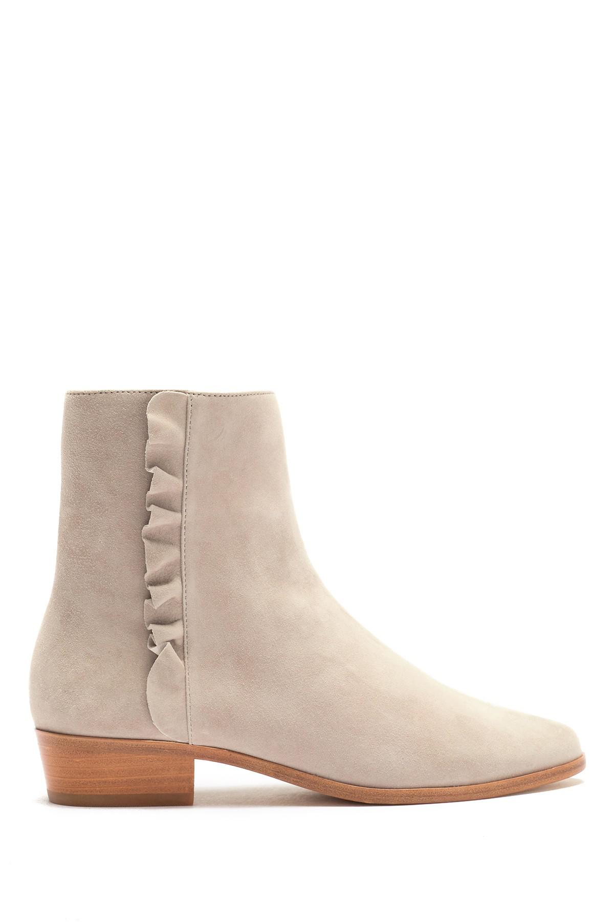 joie laleh ruffle ankle boot
