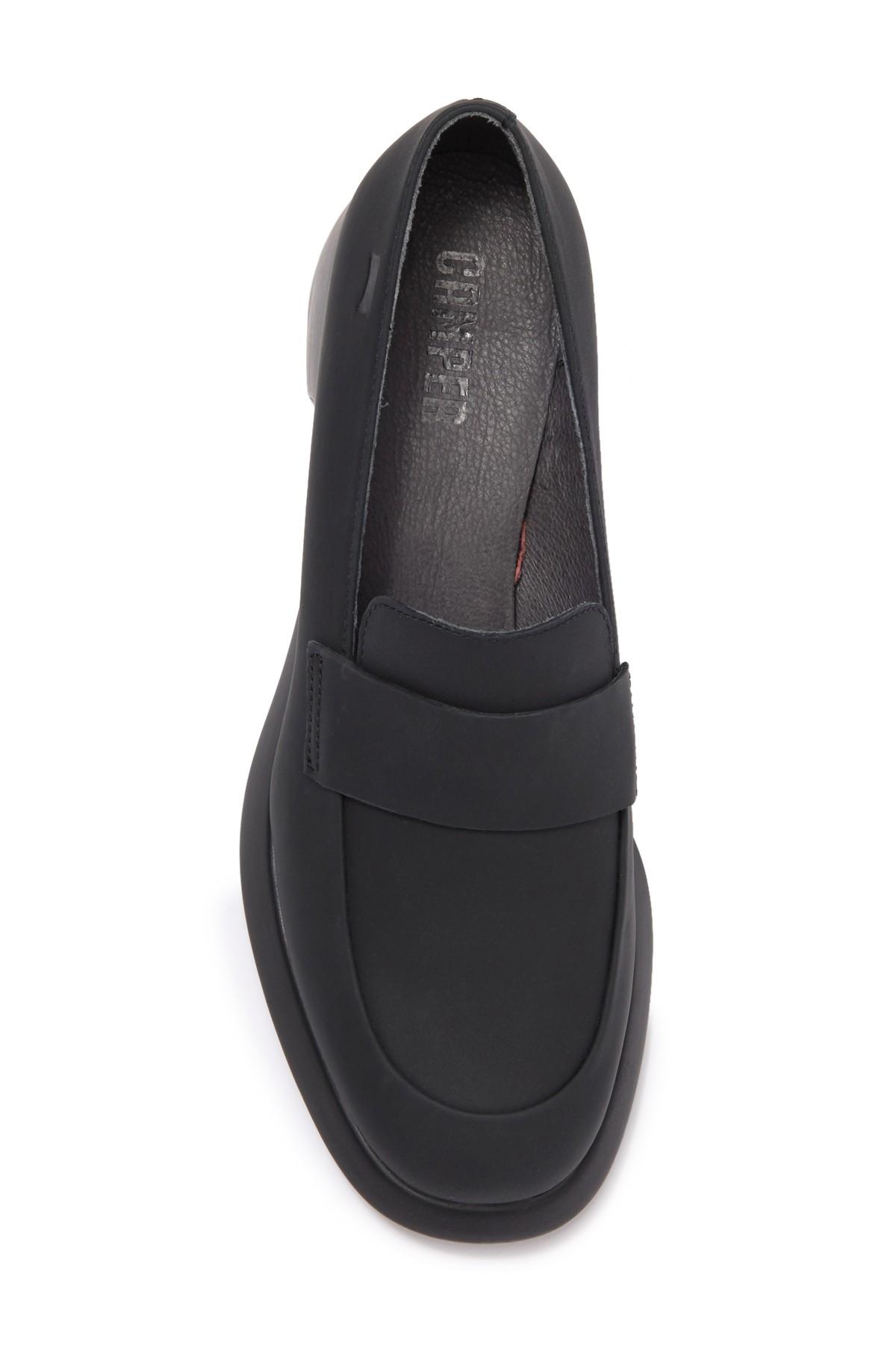 camper trisha heeled loafer