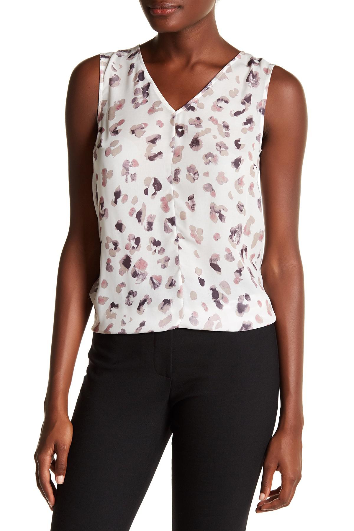 Lyst - Hobbs Flora Trapeze Blouse in White