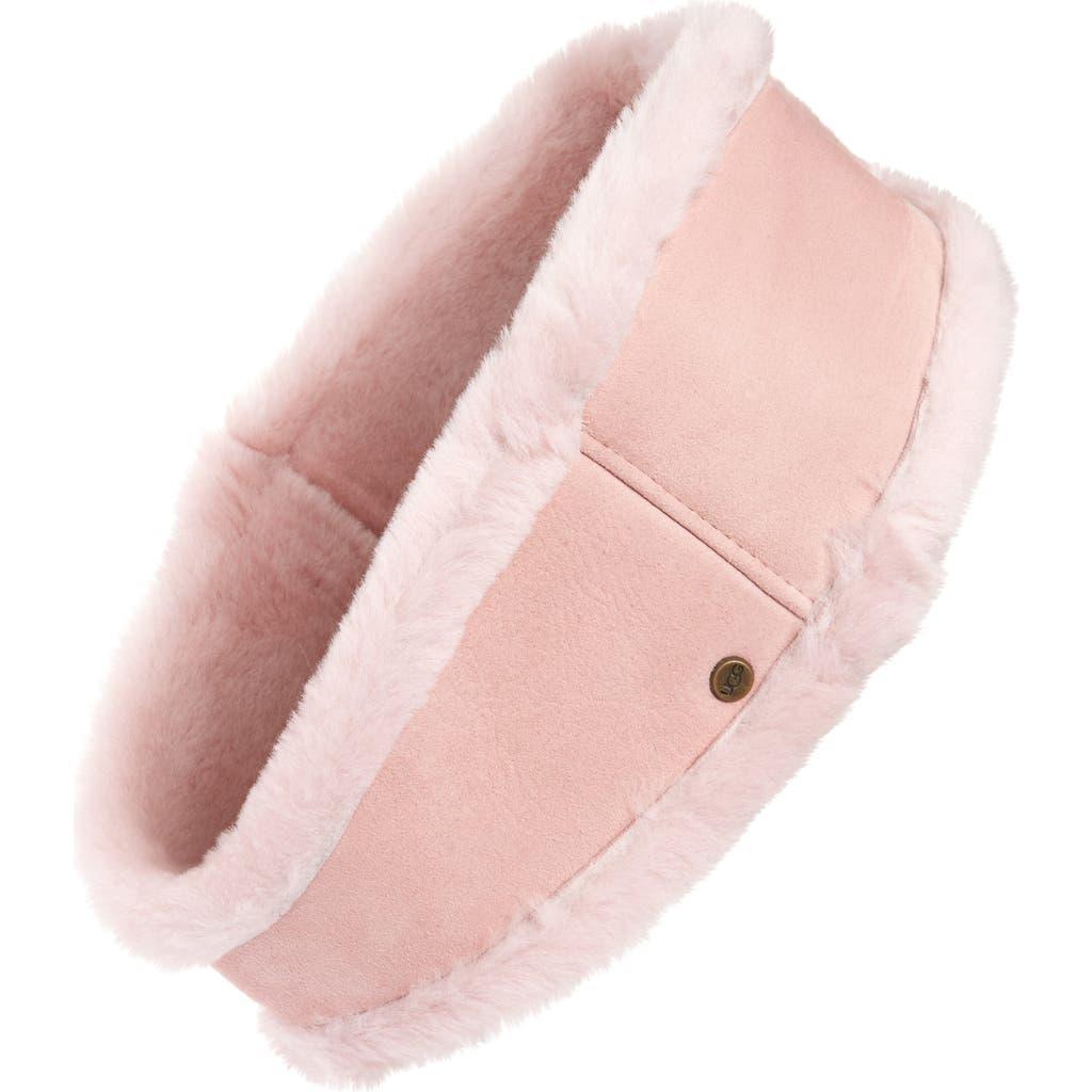 UGG Blush Pink Shearling Ear Warmer Headband NWT NWT UGG Kids Classic Shearling & Suede Earmuffs, Pink, One  main image 2