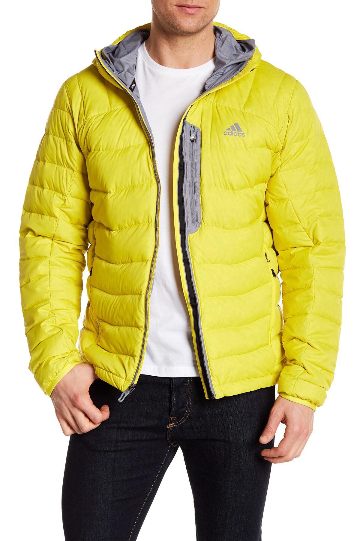 adidas terrex jacket yellow