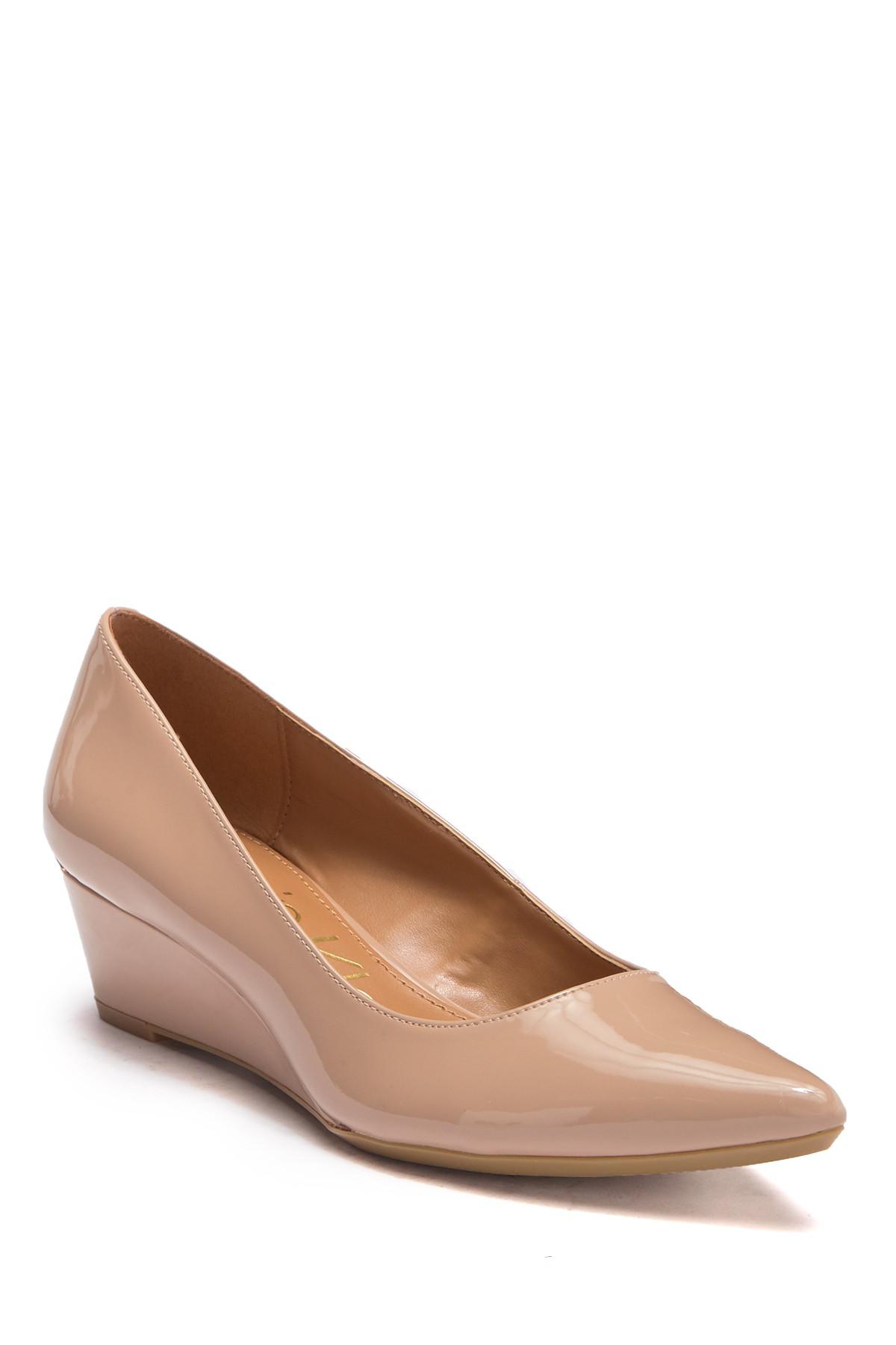 calvin klein garya wedge pump