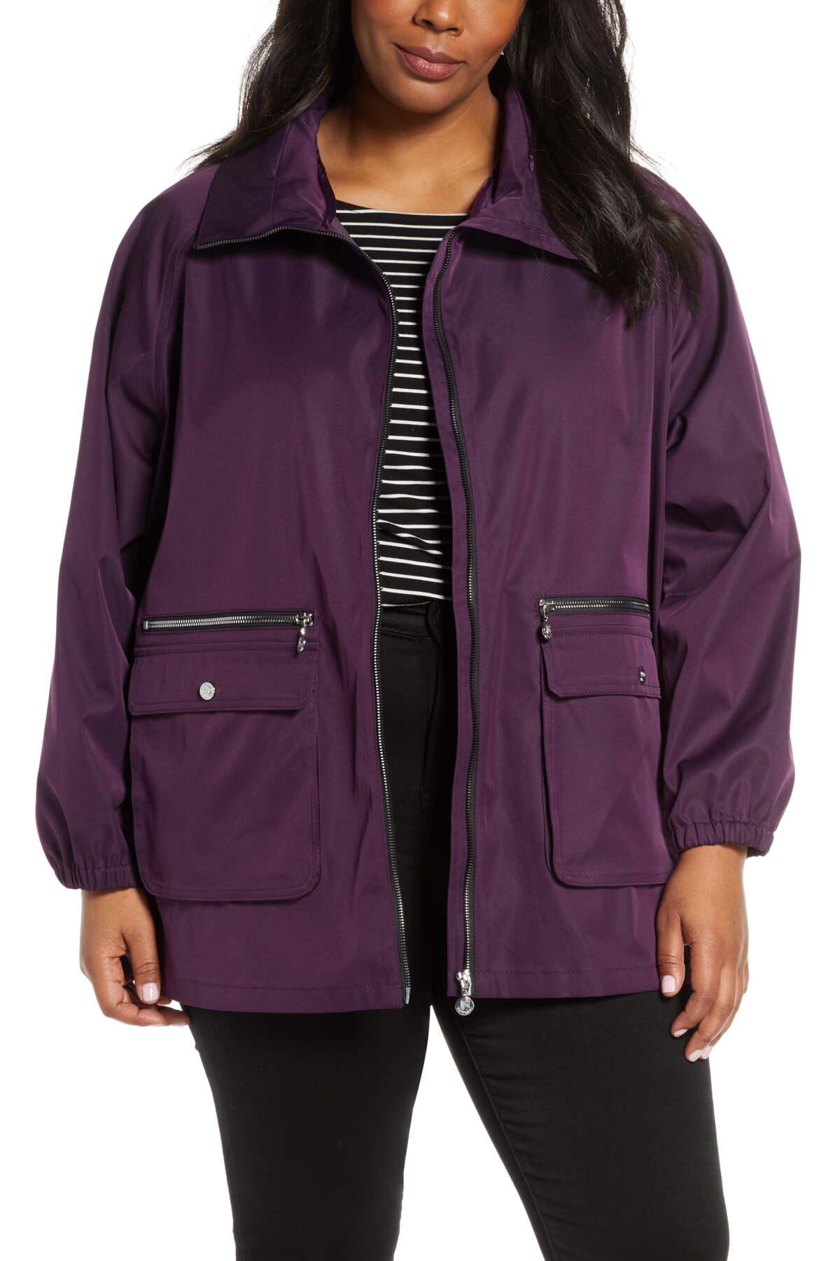 bernardo metallic rain jacket