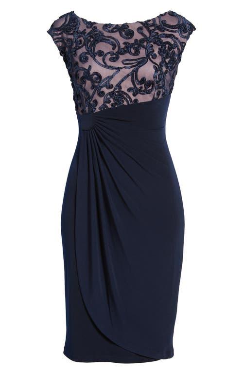 Connected Apparel Embellished Cocktail Dress in Blue | Lyst Connected Apparel Embellished Cocktail Dress in Blue | Lyst
