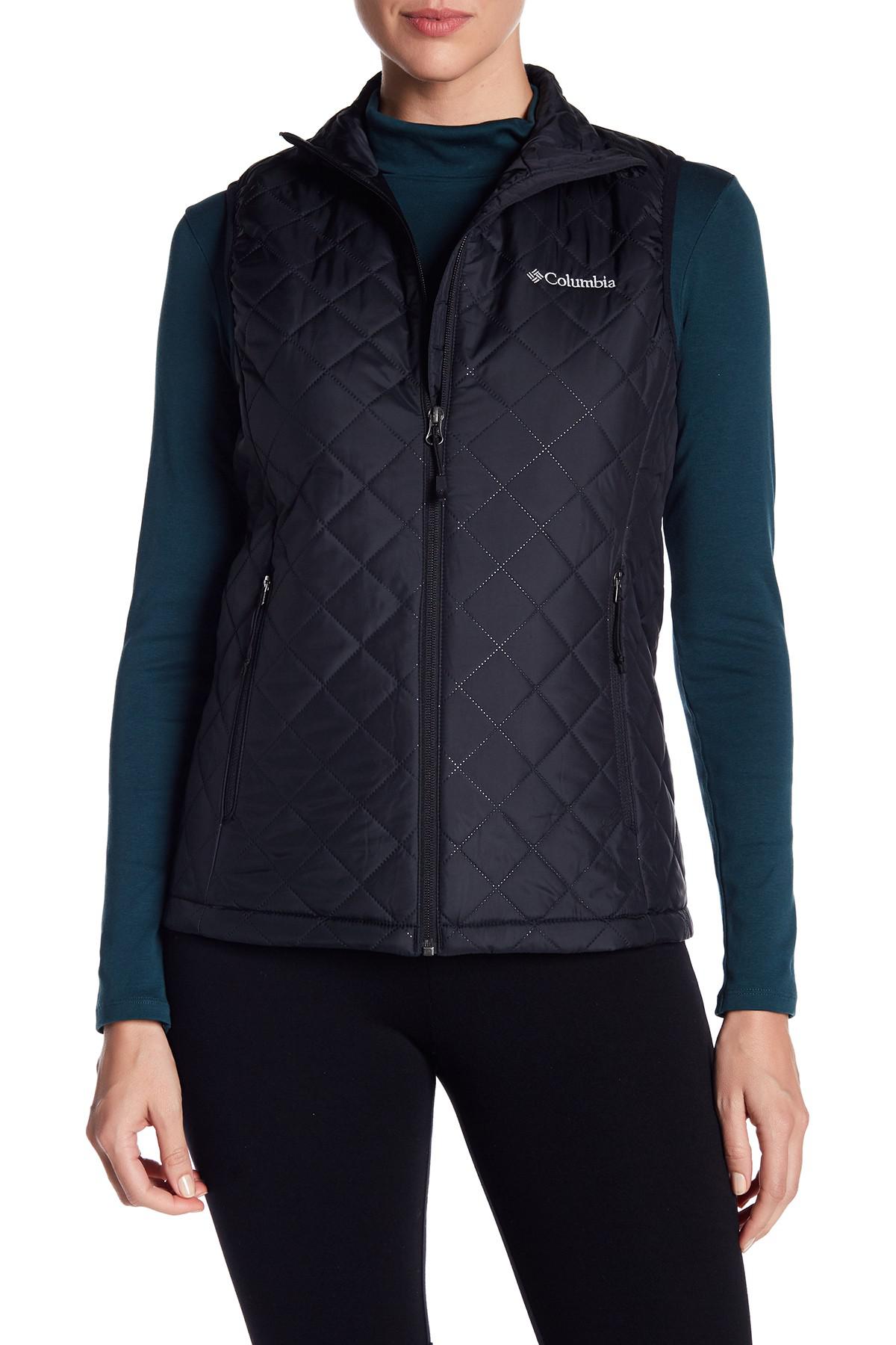 Columbia Synthetic Wilmot Quilted Insulated Vest in Black Lyst