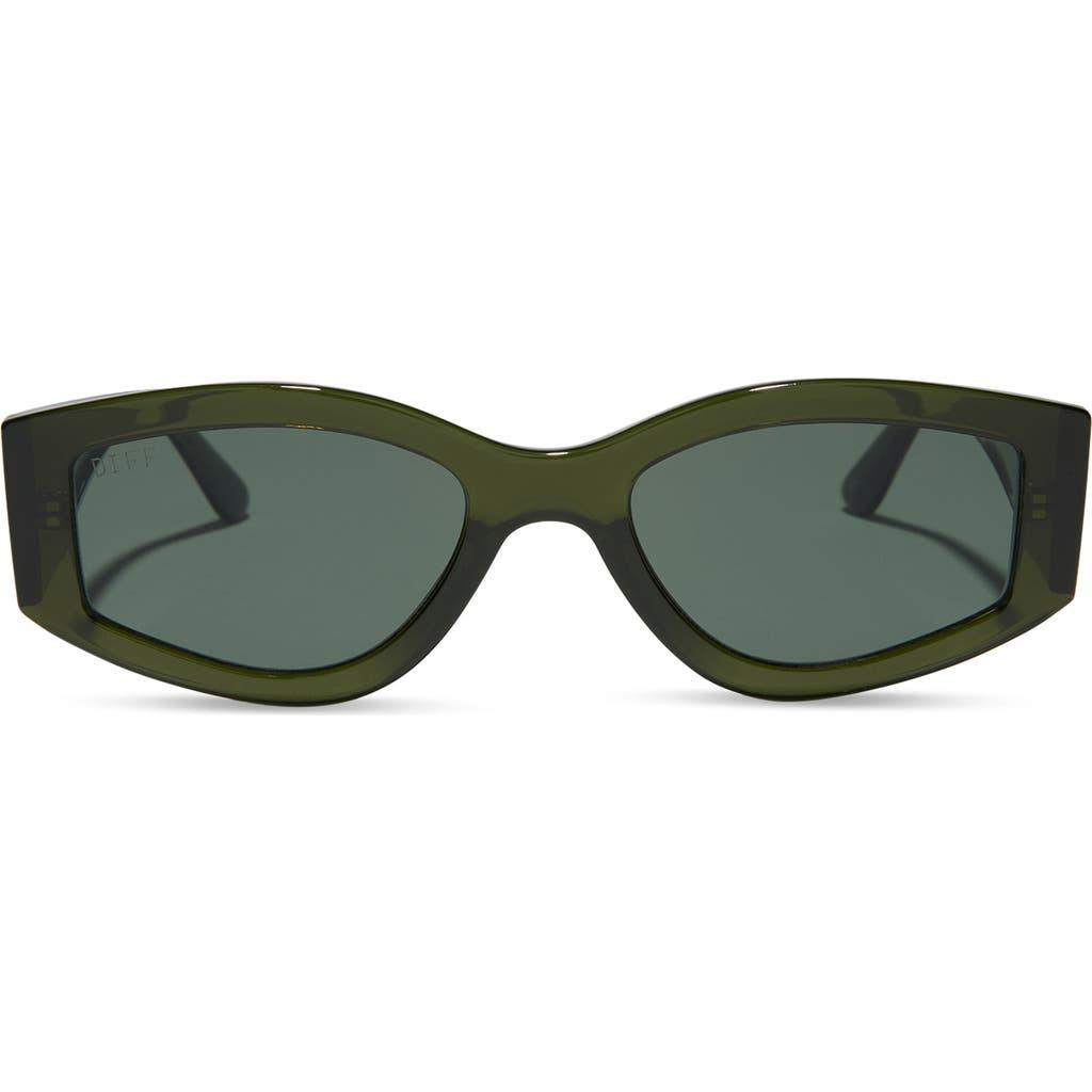 Diff 55mm Slim Sunglasses DIFF Sport Hangtime Square Sunglasses for Men and Women  main image 3