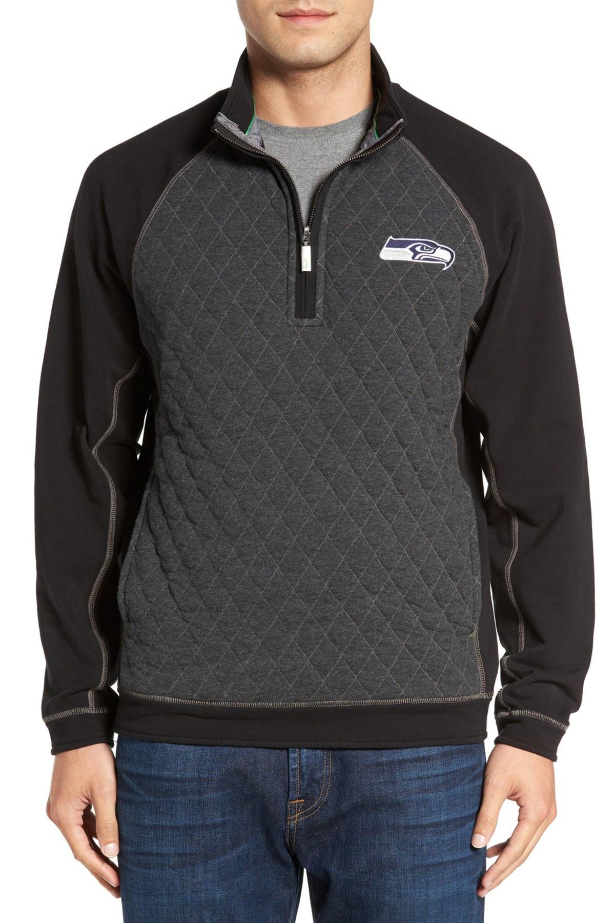 Download Lyst - Tommy Bahama 'nfl Gridiron' Quarter Zip Pullover ...