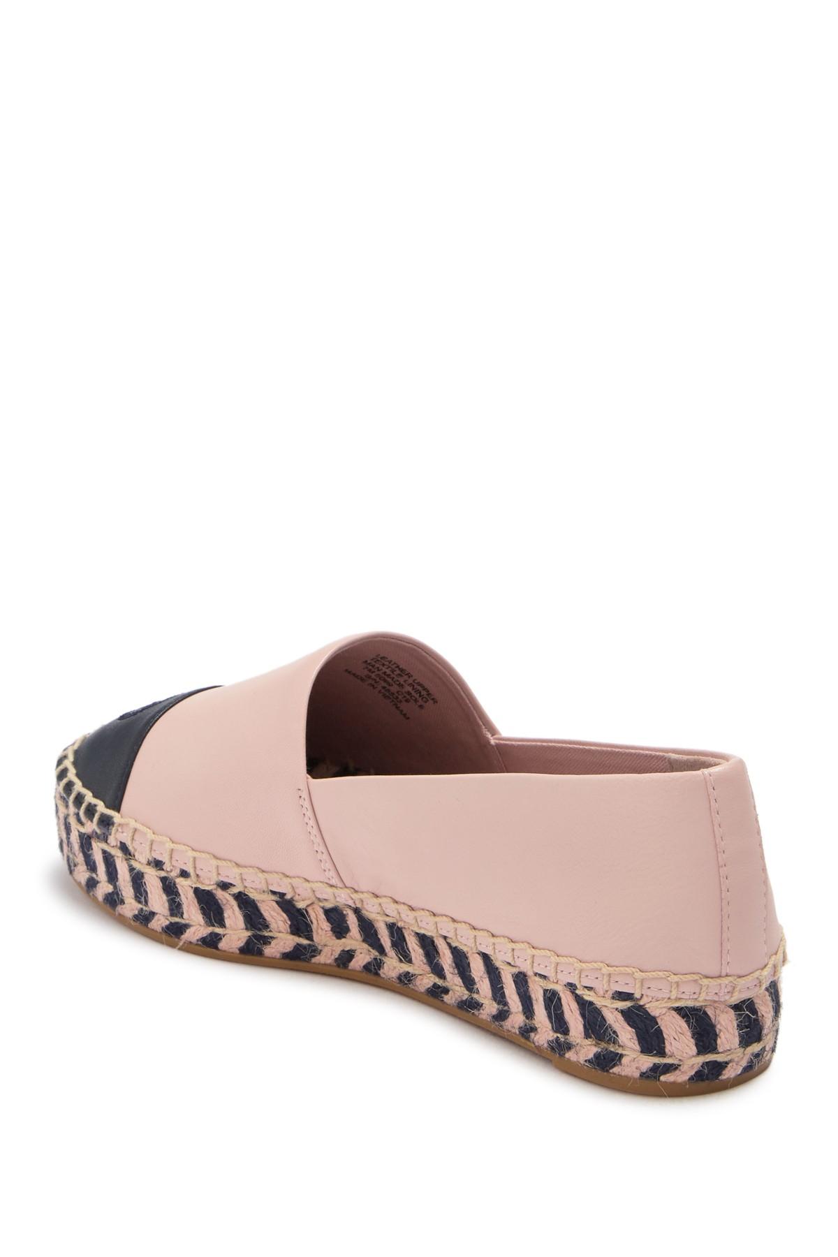 colorblock platform espadrille