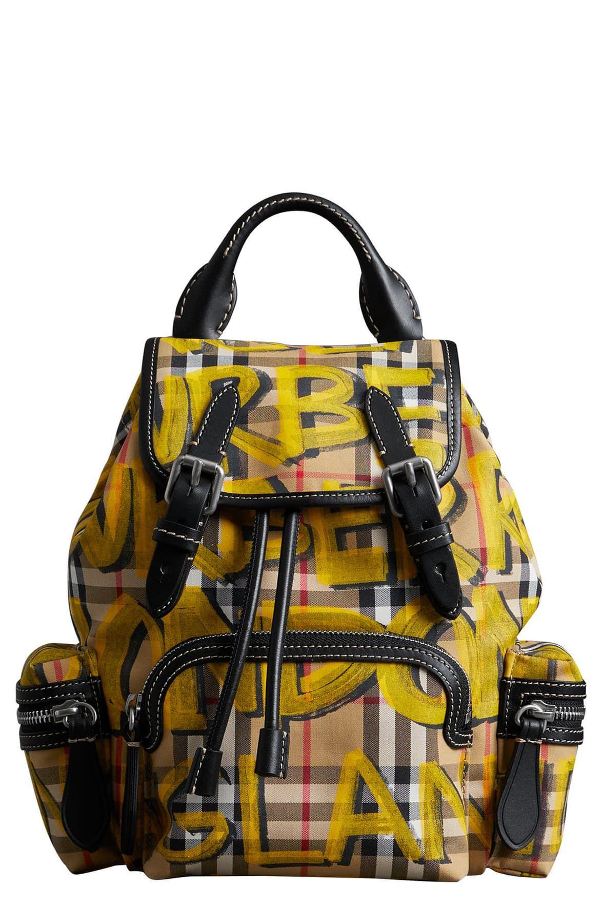 Burberry Rucksack Graffiti Mini Backpack 2024 favors