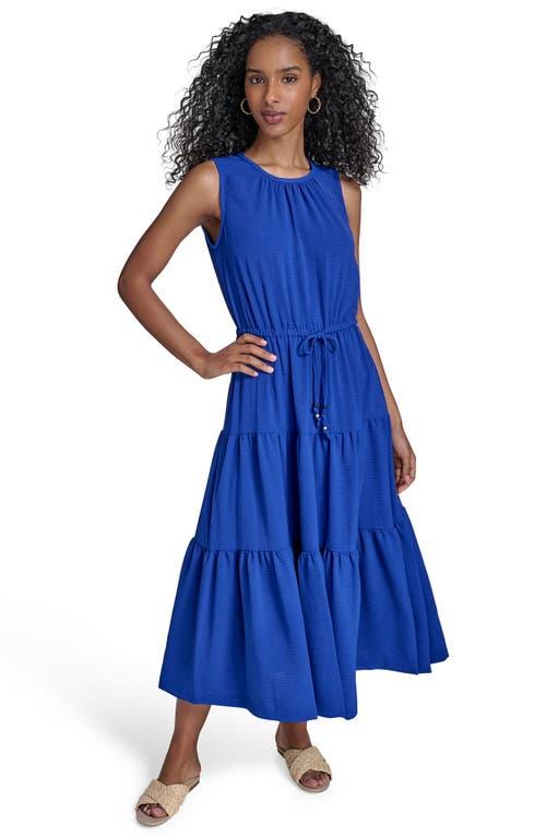 Calvin Klein Sleeveless Tiered A-Line Midi Dress in Blue | Lyst Calvin Klein Sleeveless Tiered A-Line Midi Dress in Blue | Lyst