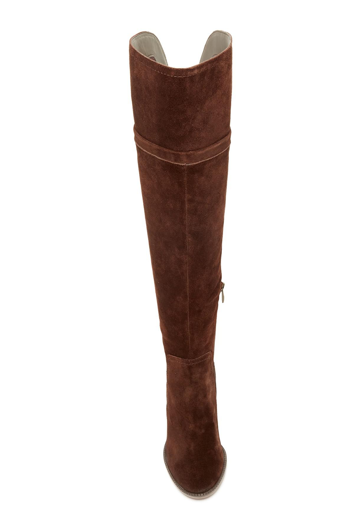 franco sarto over the knee boots suede