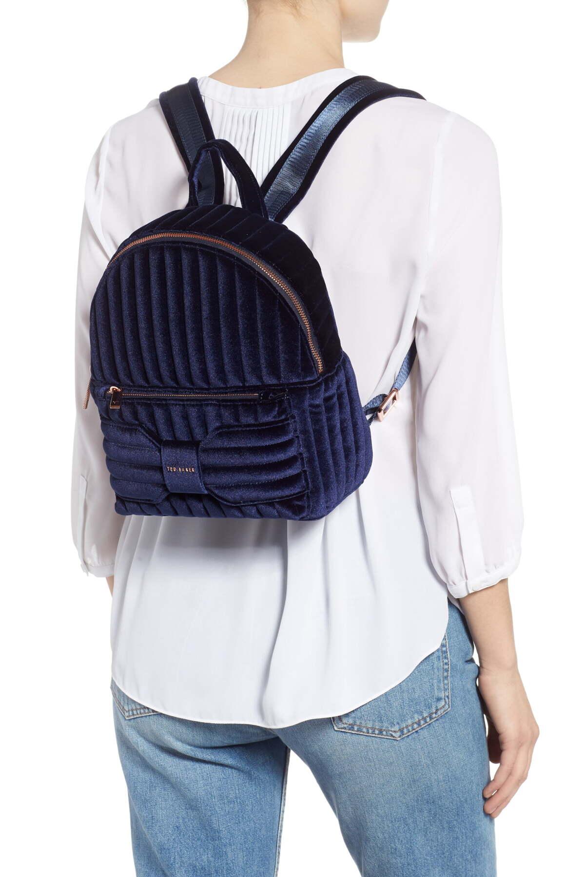 ted baker blue backpack