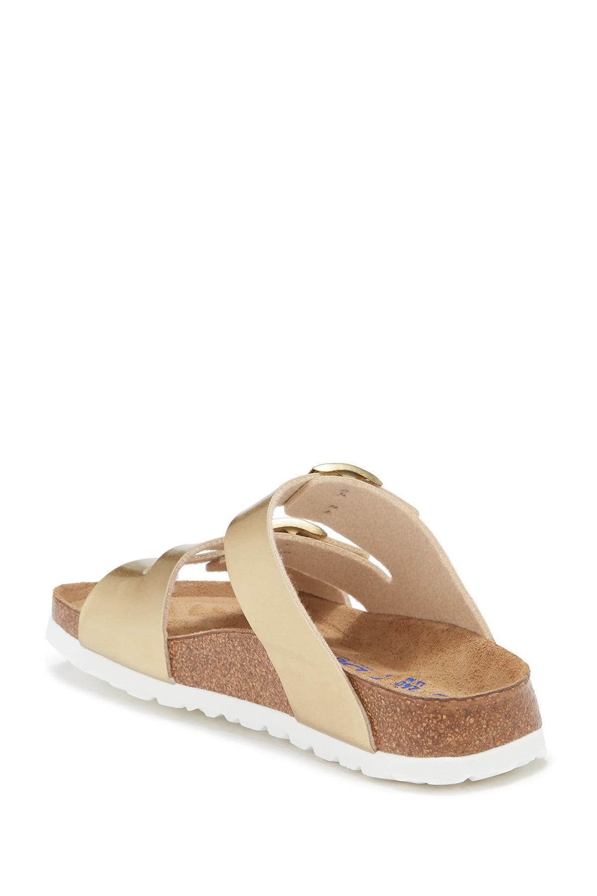 Birkenstock leo soft footbed slide sale
