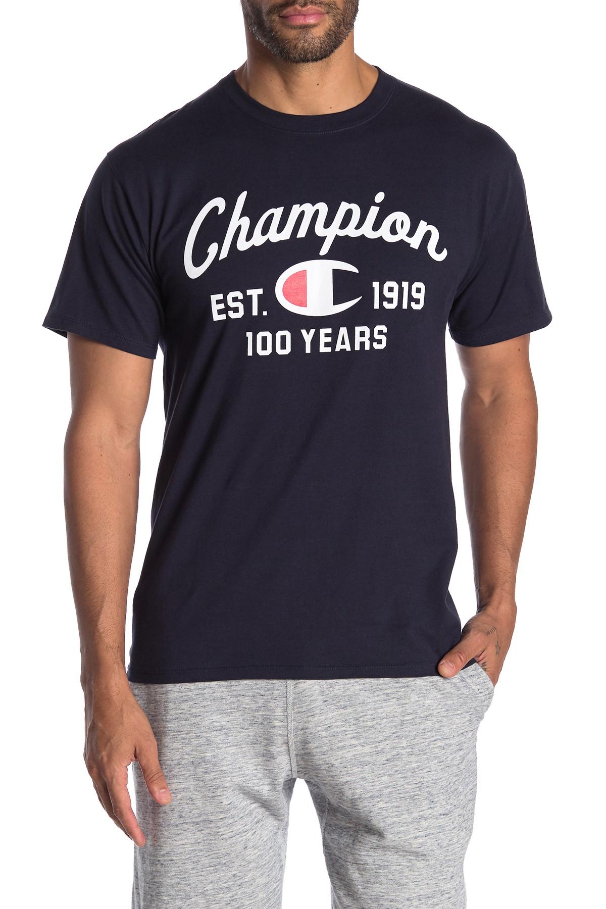 Champion 100 cotton t shirts Clearance