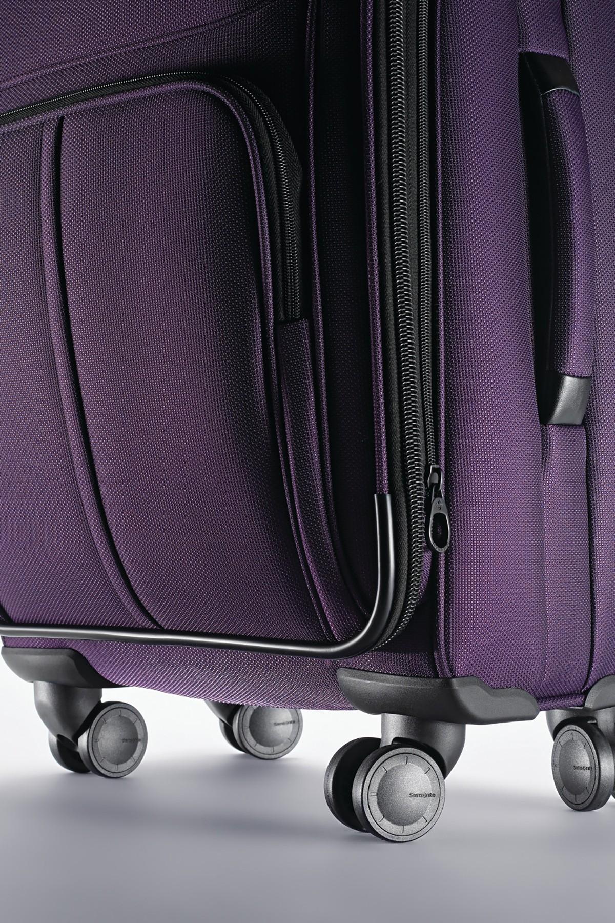 samsonite leverage lte expandable softside luggage with spinner wheels