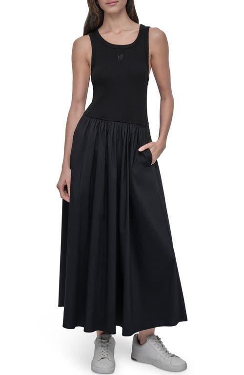 chinese dress ladies DKNY Womens Ruffled Long Maxi Dress Blue 8 at Amazon Women's Clothing store main image 1