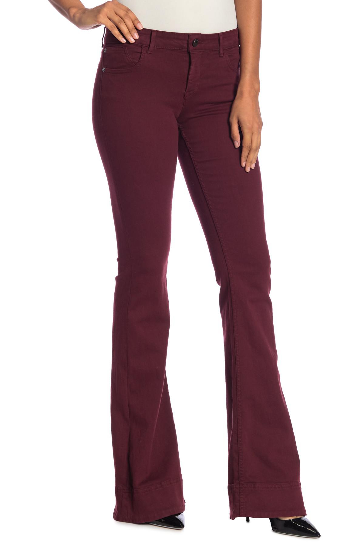 Alice + Olivia Denim Ryley Low Rise Bell Bottom Jeans - Lyst